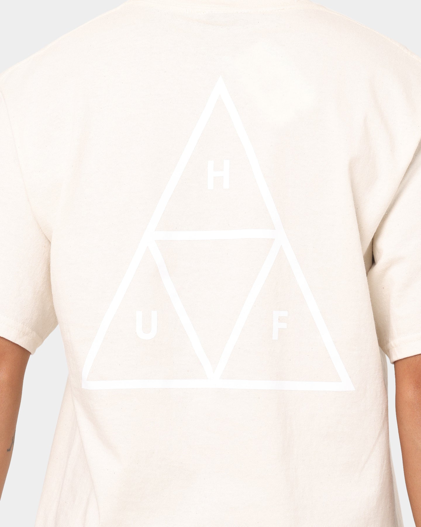 HUF Essentials Triple Triangle T-Shirt Natural