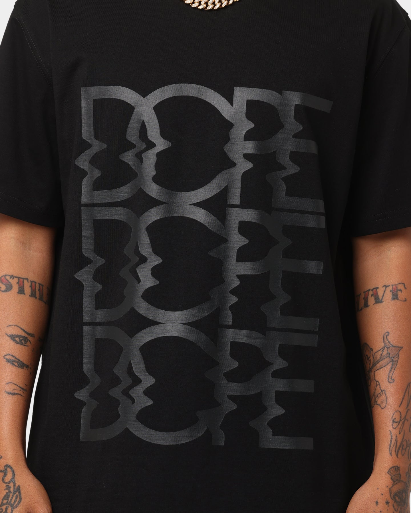 Dope Warp Speed T-Shirt Black/Black
