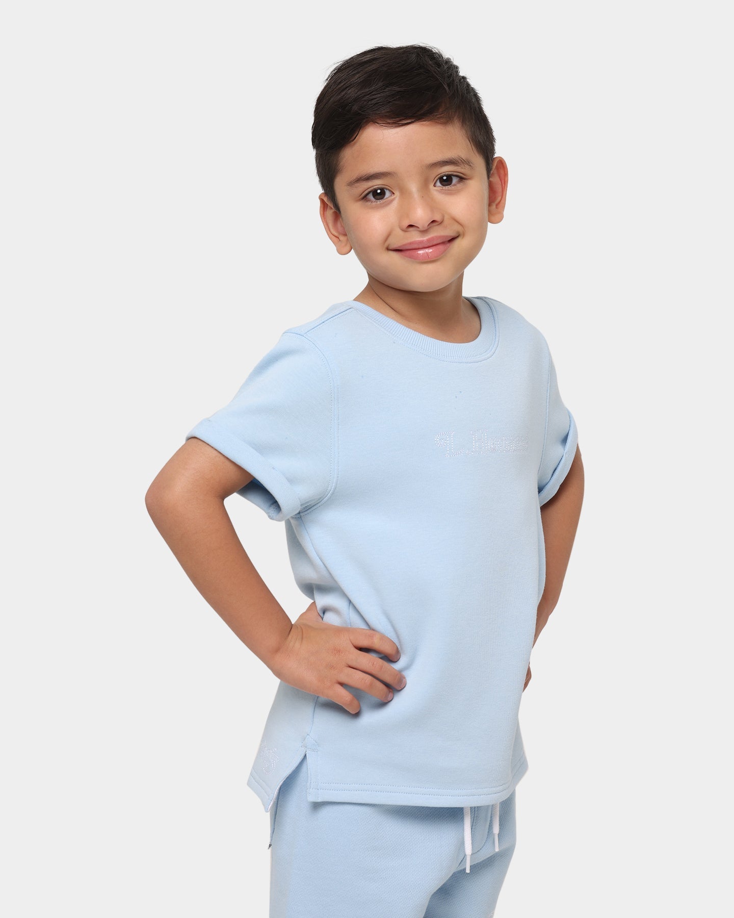 Lil Homm√© Kid's Volle Motion T-Shirt Light Blue
