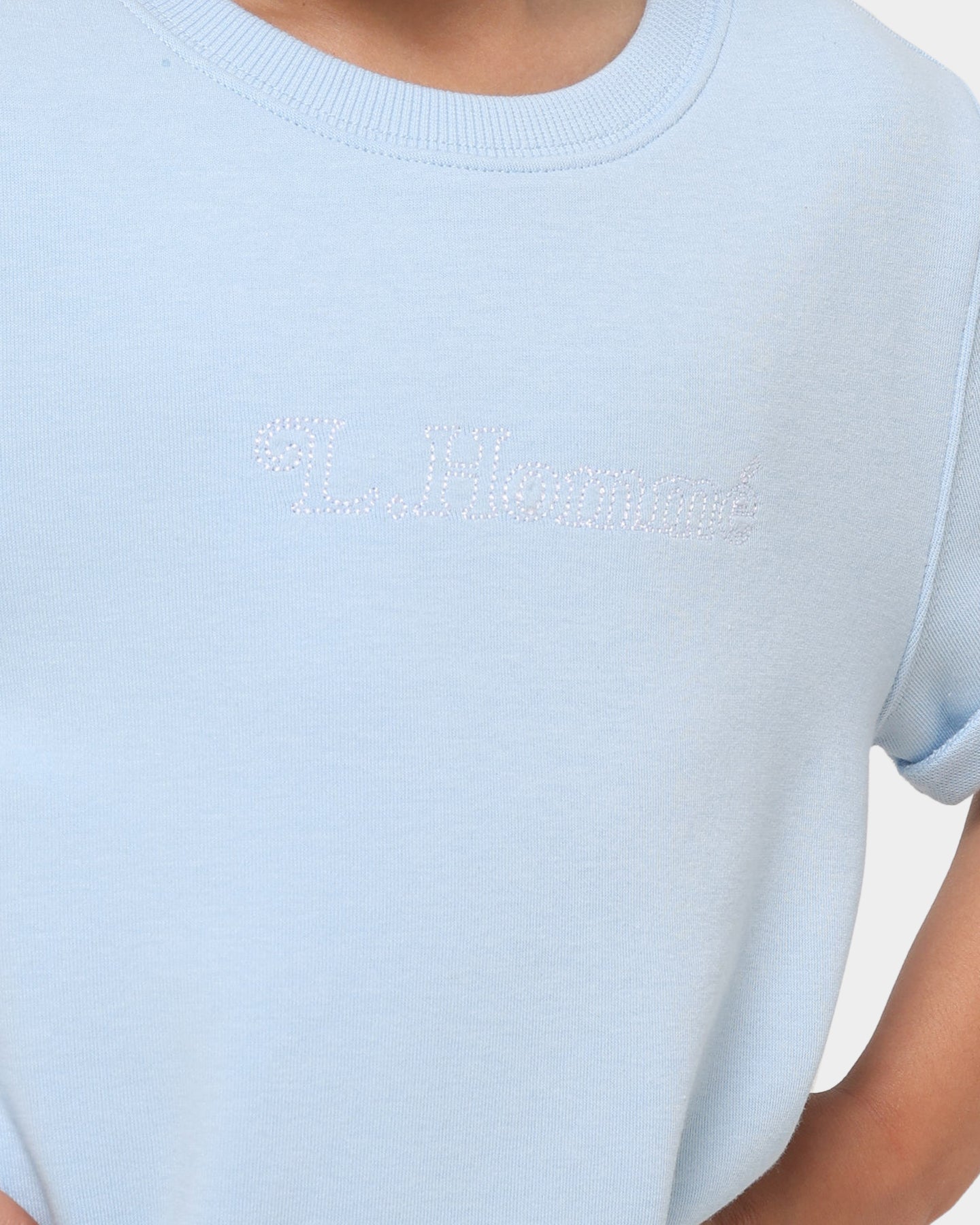 Lil Homm√© Kid's Volle Motion T-Shirt Light Blue
