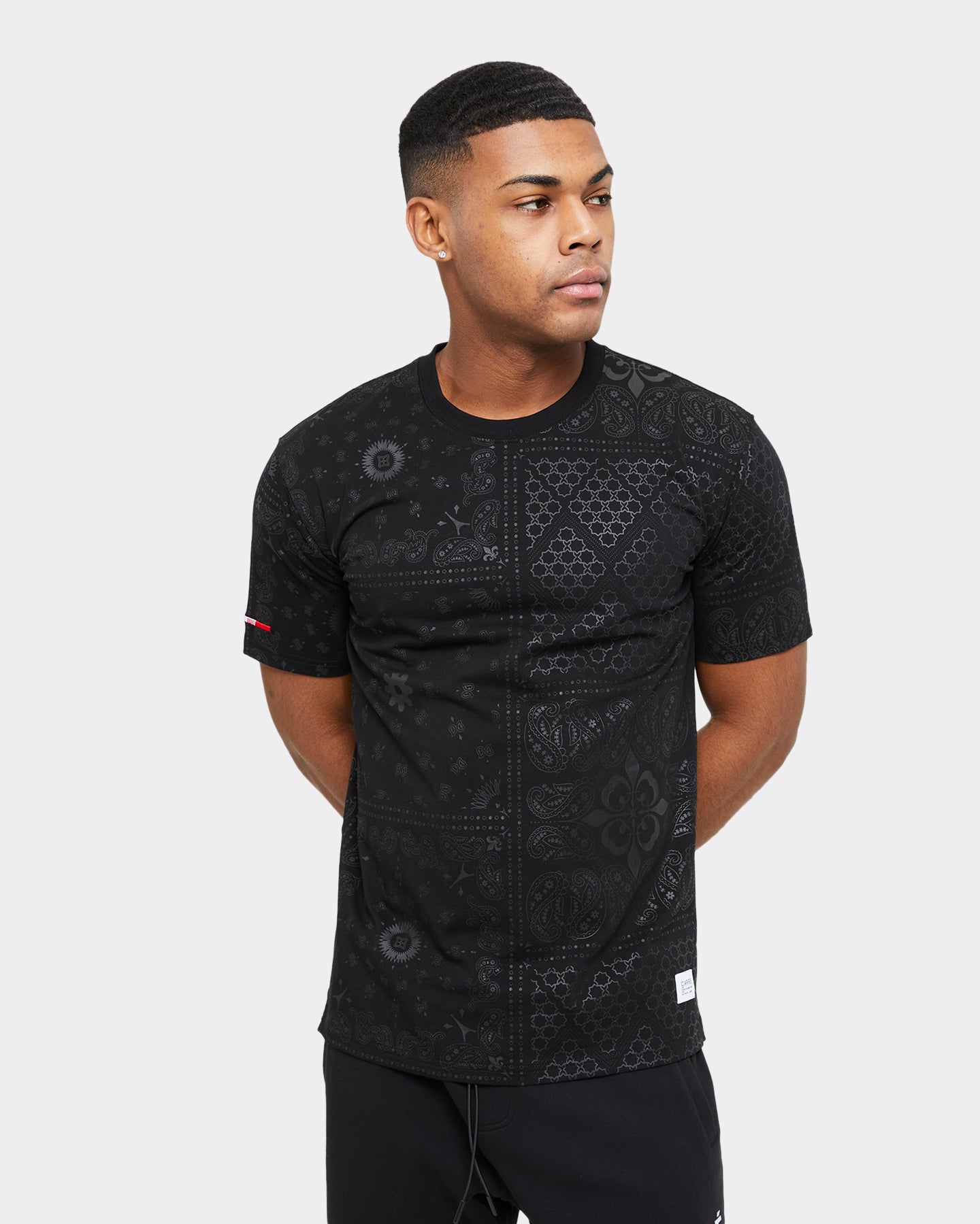 Carre Bandana Ultra Classic T-Shirt Black/Black