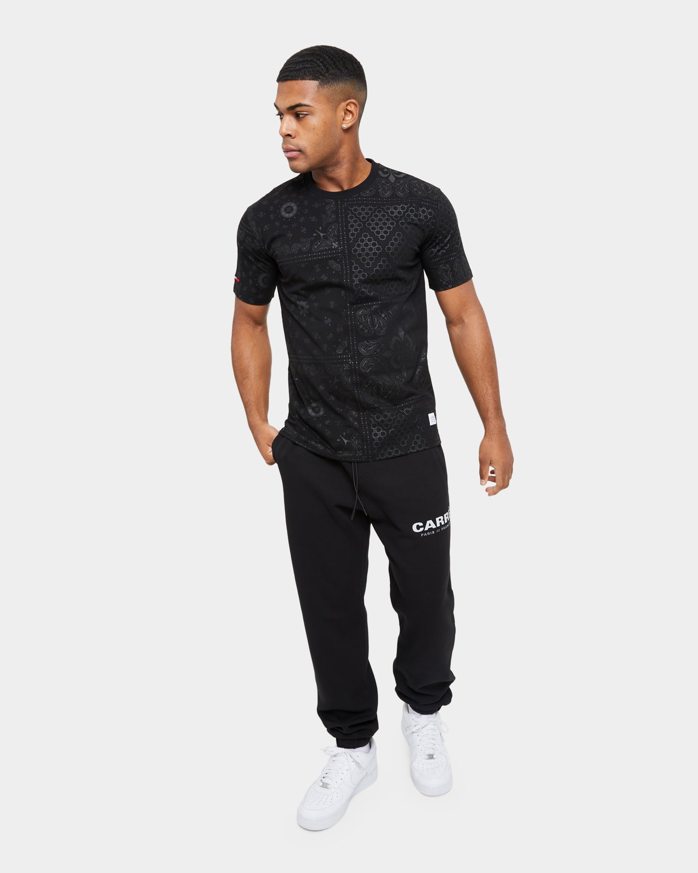 Carre Bandana Ultra Classic T-Shirt Black/Black