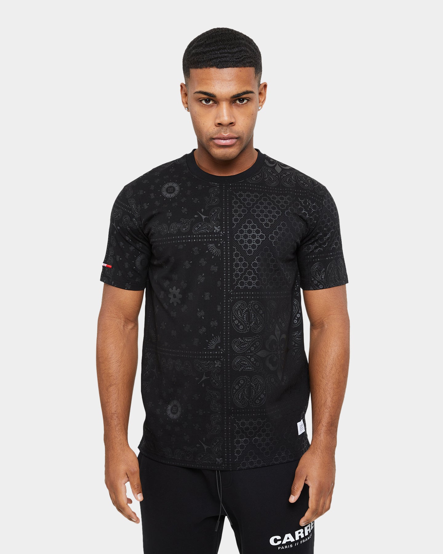 Carre Bandana Ultra Classic T-Shirt Black/Black