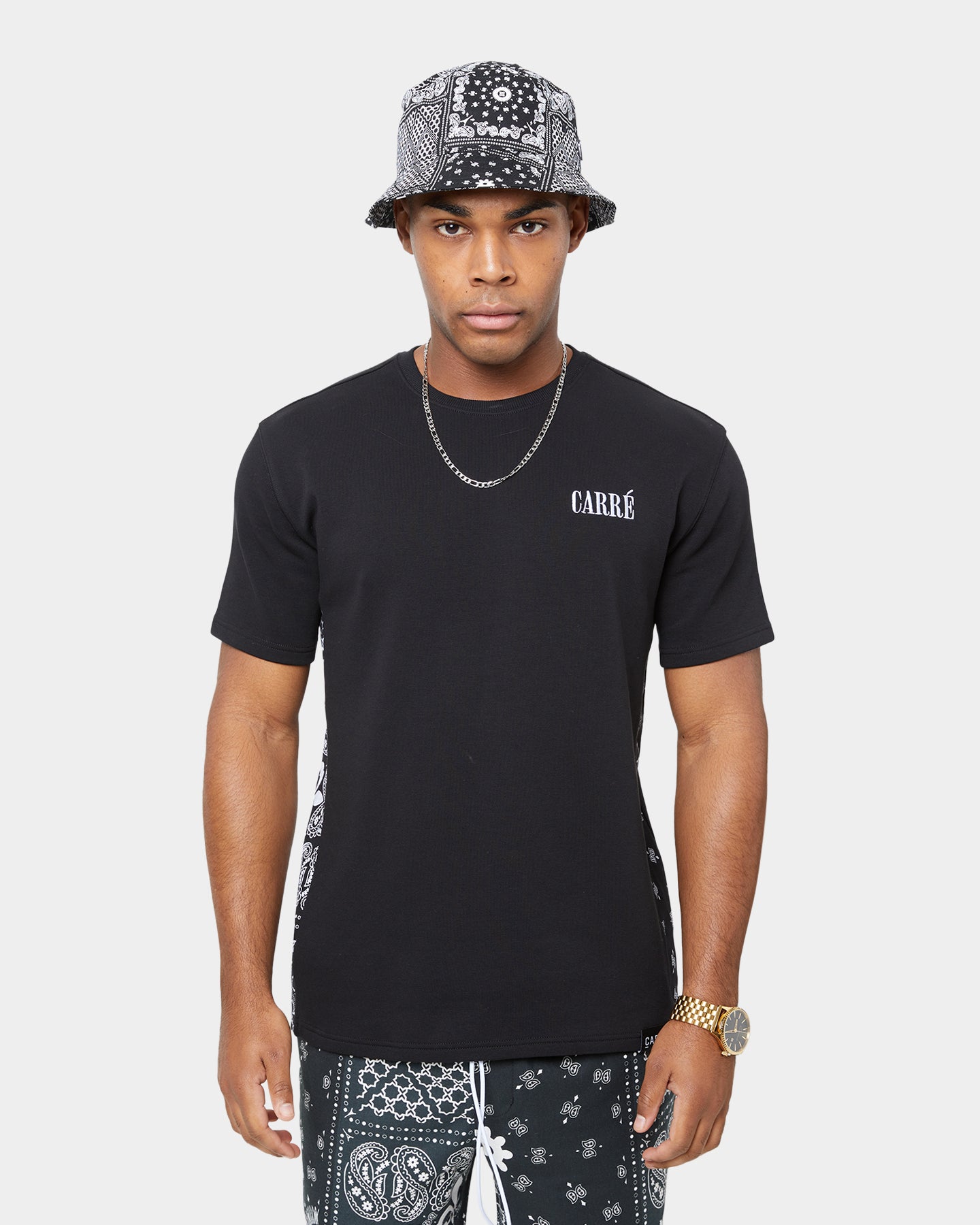 Carr√© BU Panel MTN Droptail Short Sleeve T-Shirt Black