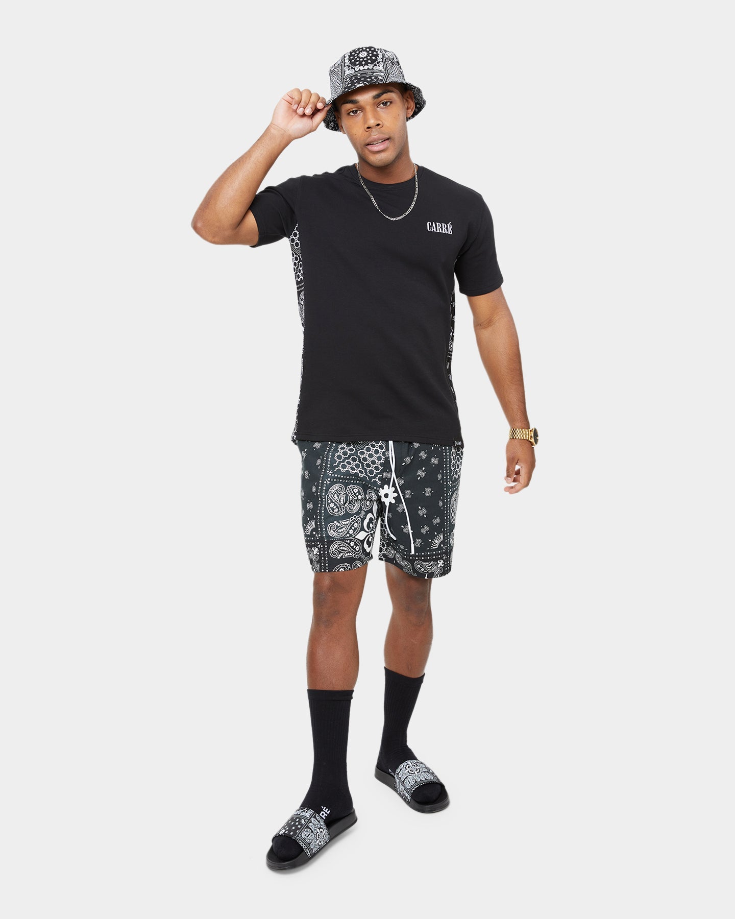 Carr√© BU Panel MTN Droptail Short Sleeve T-Shirt Black