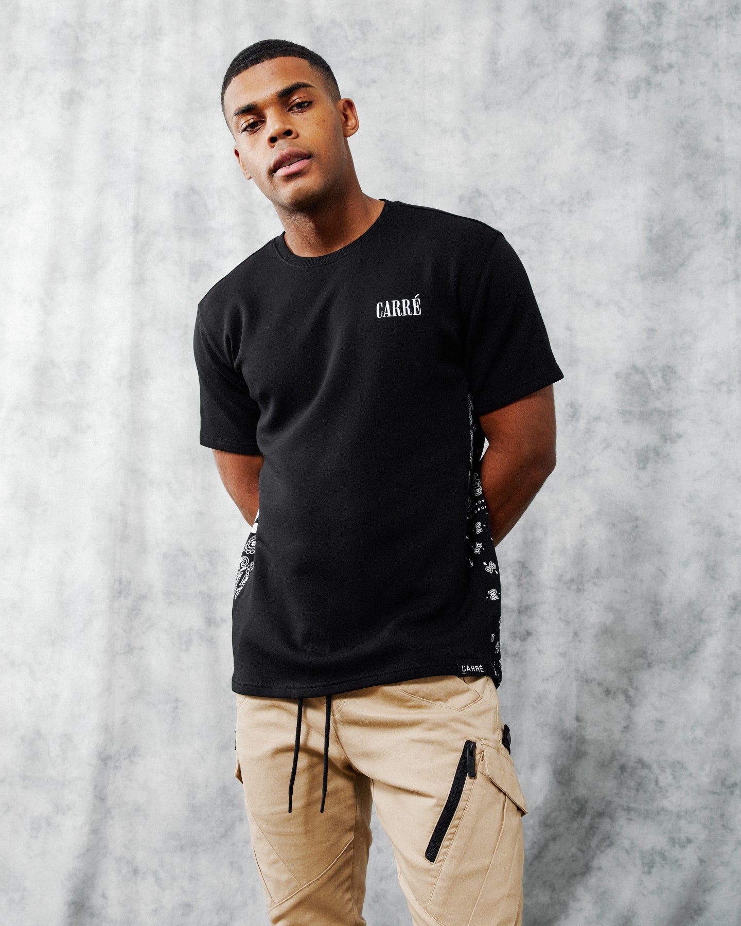 Carr√© BU Panel MTN Droptail Short Sleeve T-Shirt Black