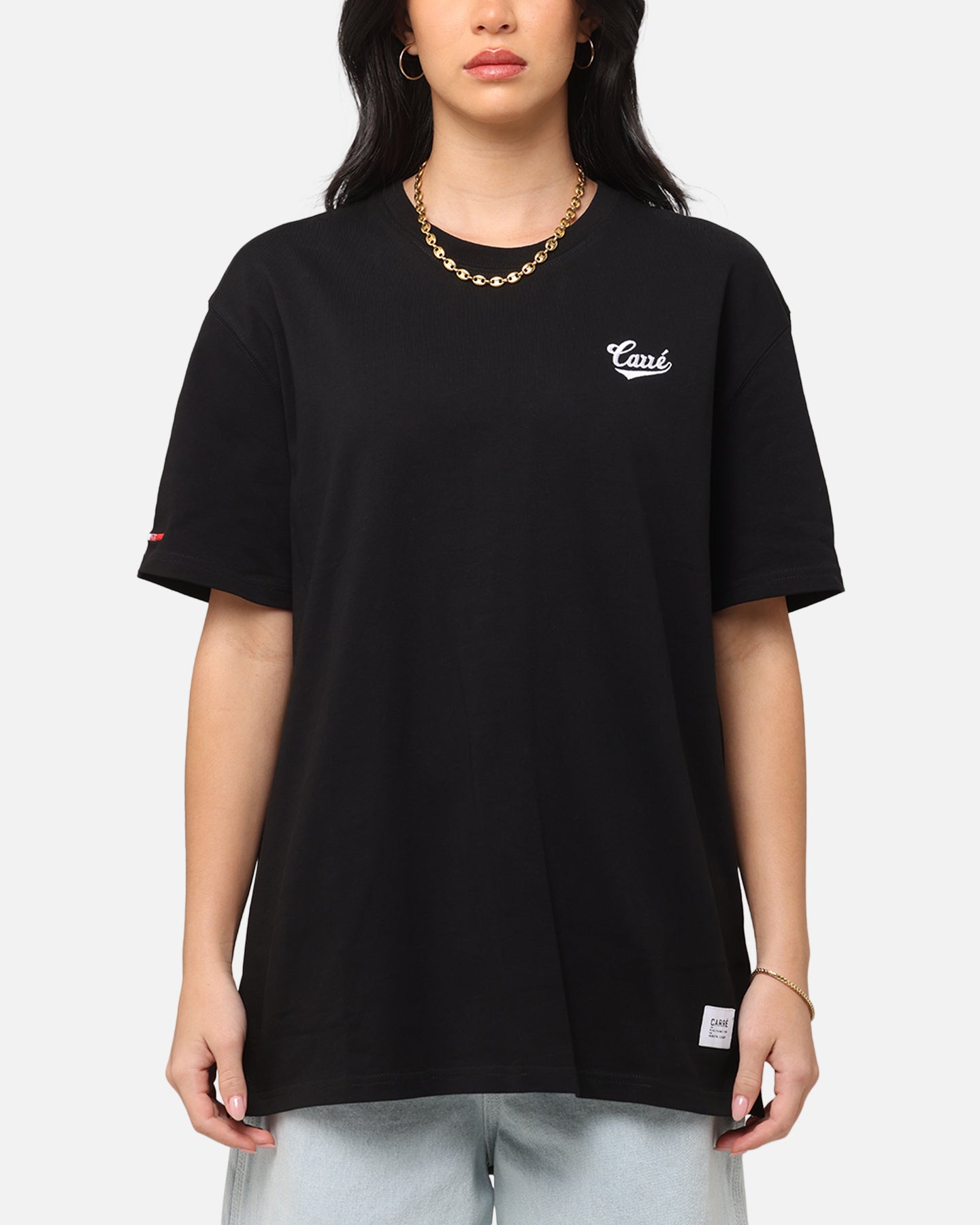 Carr√© Simplicit√© Classic Short Sleeve T-Shirt Black Style001