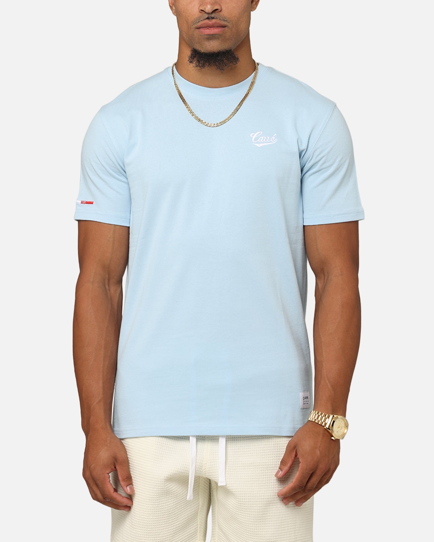Carr√© Simplicit√© Classic Short Sleeve T-Shirt Light Blue