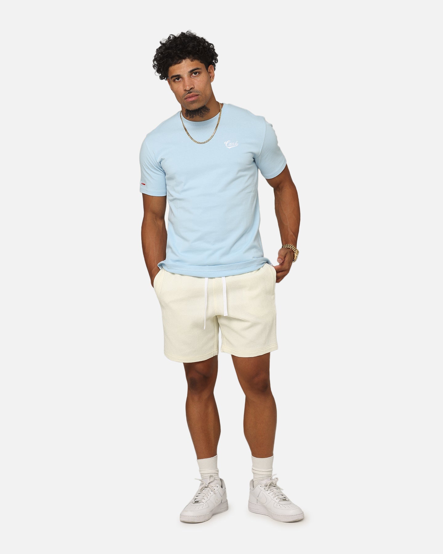 Carr√© Simplicit√© Classic Short Sleeve T-Shirt Light Blue