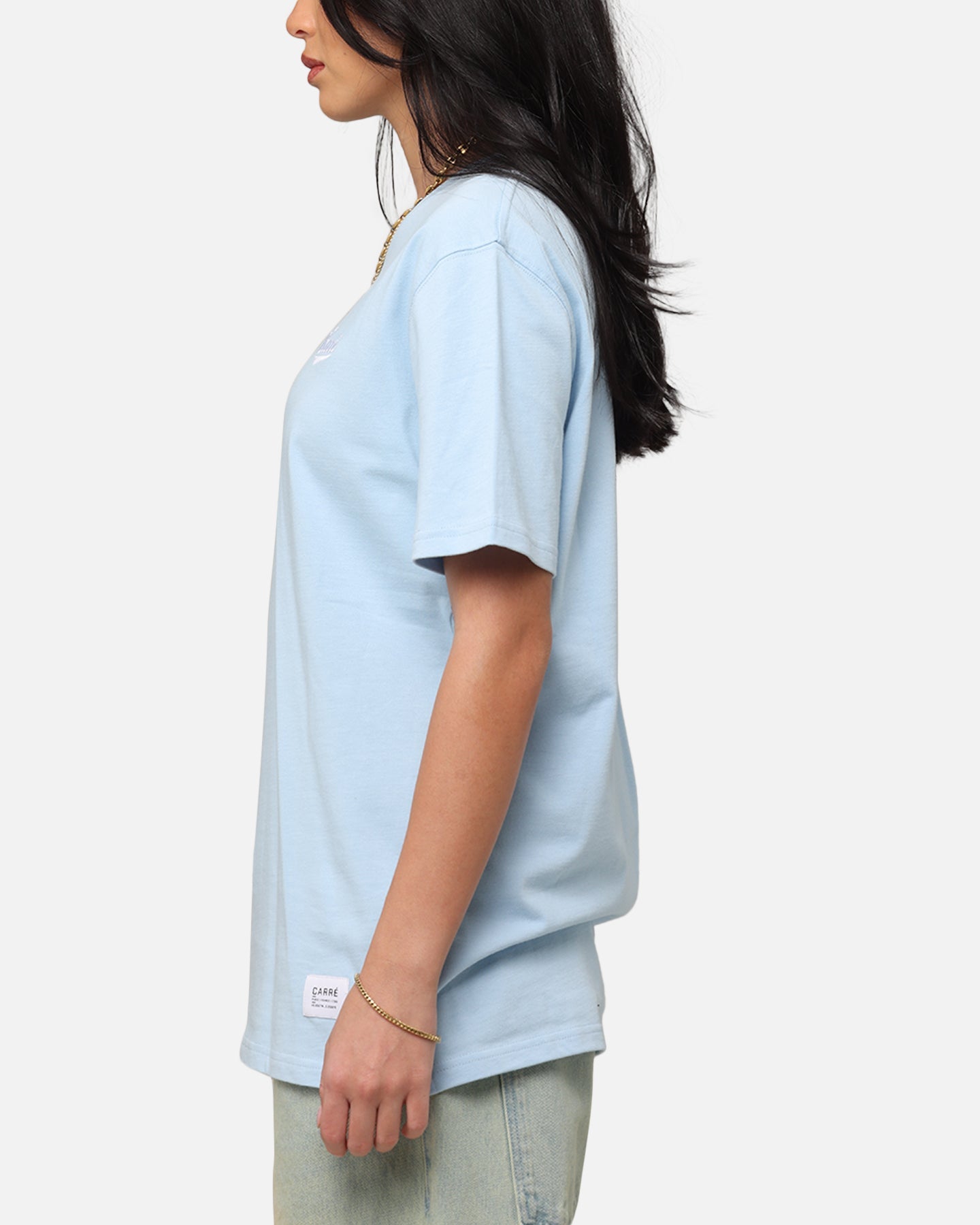 Carr√© Simplicit√© Classic Short Sleeve T-Shirt Light Blue Style001