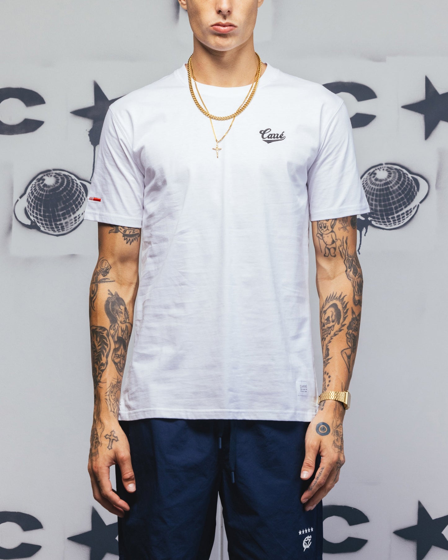 Carr√© Simplicit√© Classic Short Sleeve T-Shirt White