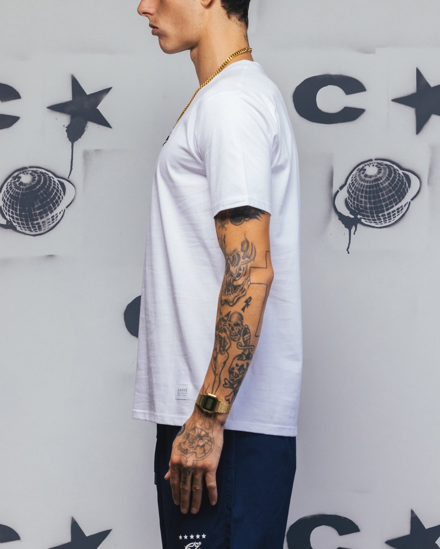 Carr√© Simplicit√© Classic Short Sleeve T-Shirt White