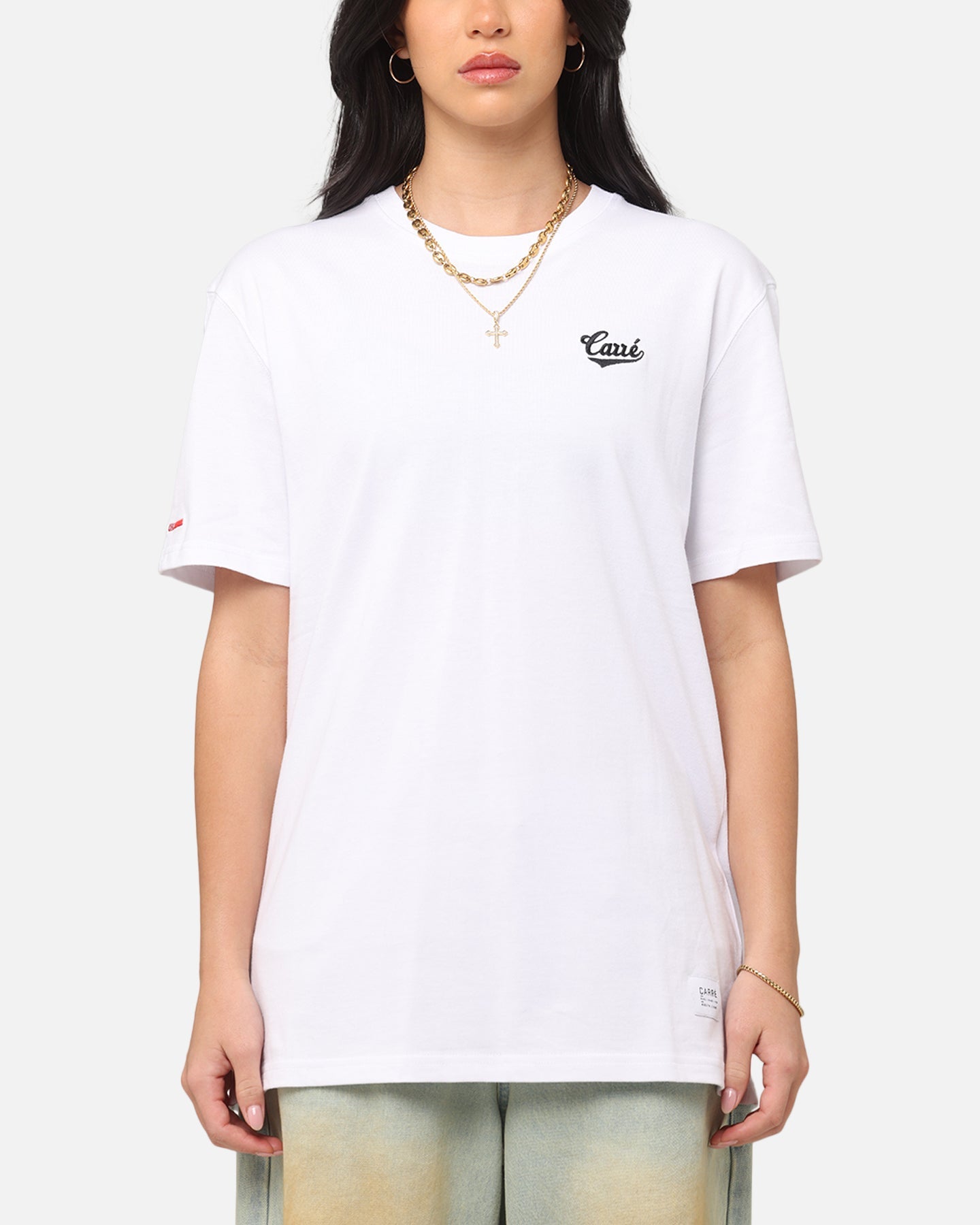Carr√© Simplicit√© Classic Short Sleeve T-Shirt White Style001