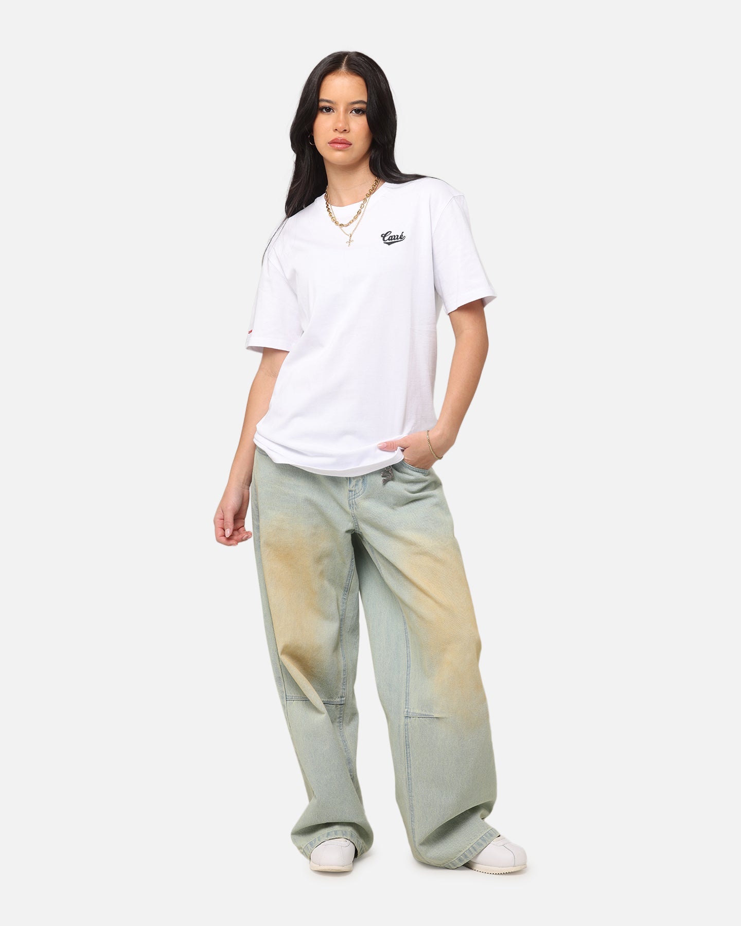 Carr√© Simplicit√© Classic Short Sleeve T-Shirt White Style001