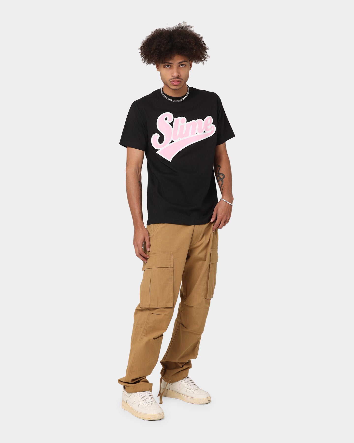 Los Angeles RadYo! Slime Cursive T-Shirt Black