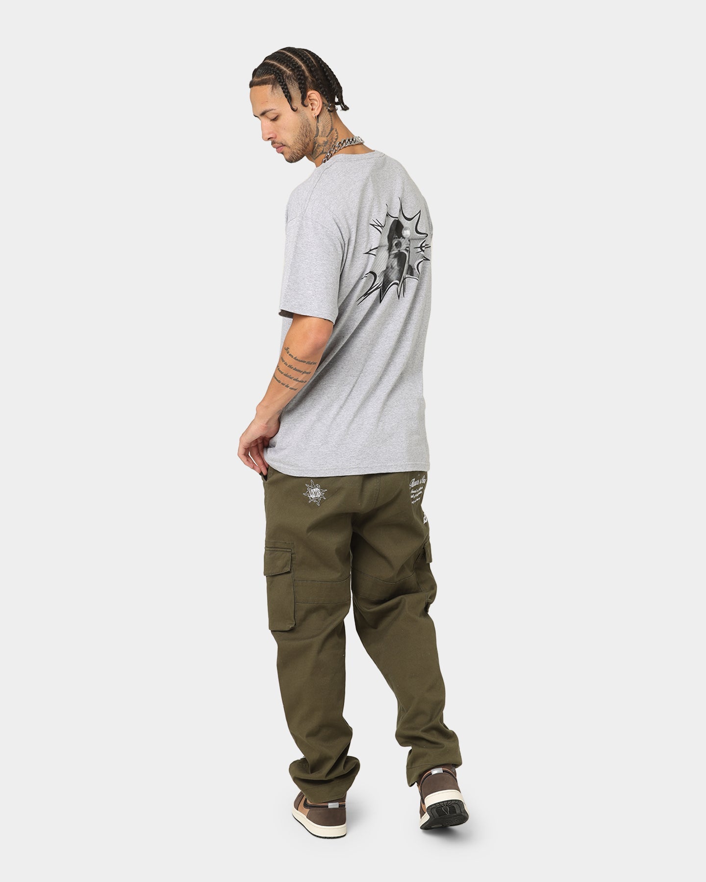 HUF X Playboy Photo Dept T-Shirt Grey Heather