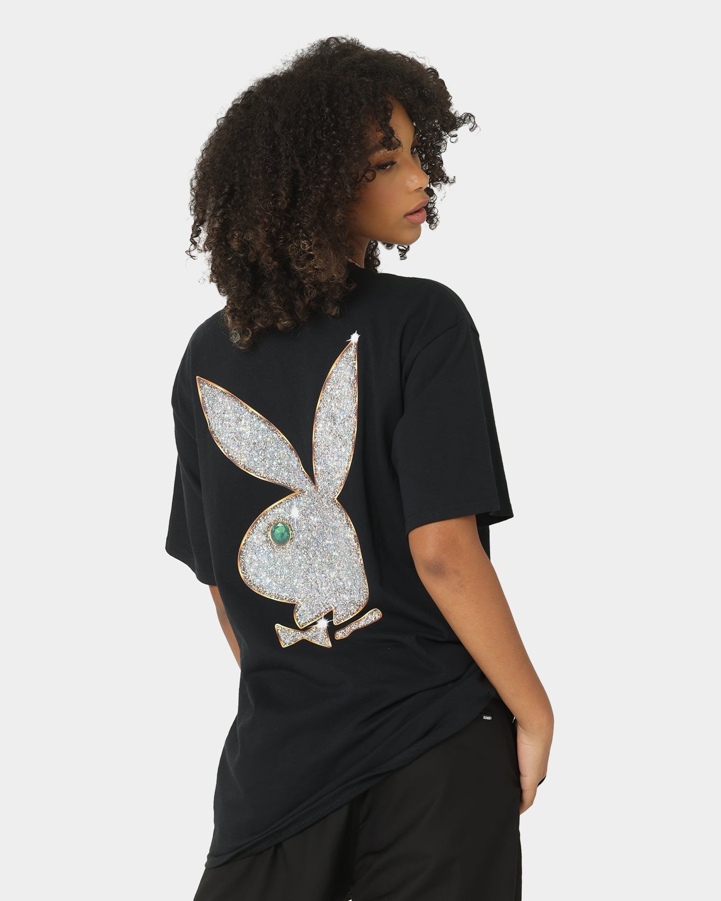 HUF X Playboy VVS Logo T-Shirt Black Style001