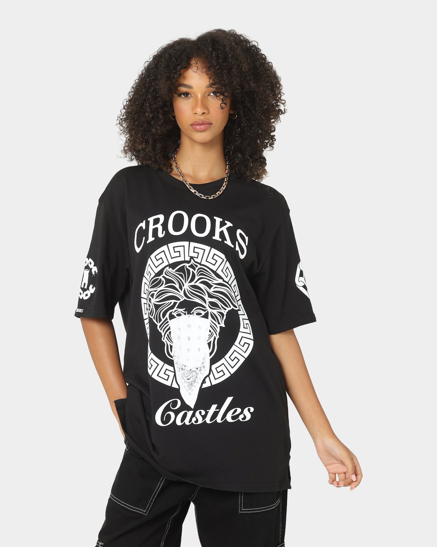 Crooks & Castles Bandito Timeless T-Shirt Black Style001