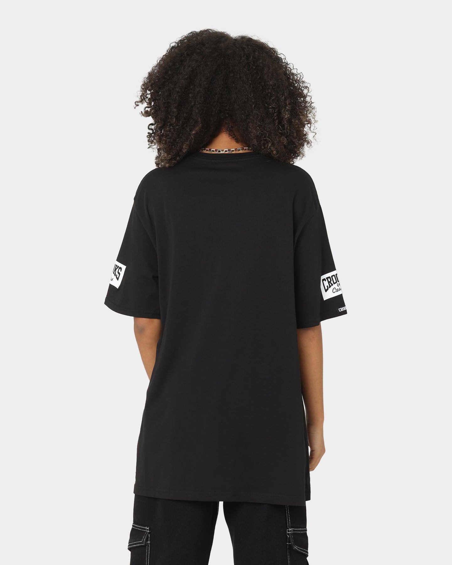 Crooks & Castles Serif Klepto T-Shirt Black Style001