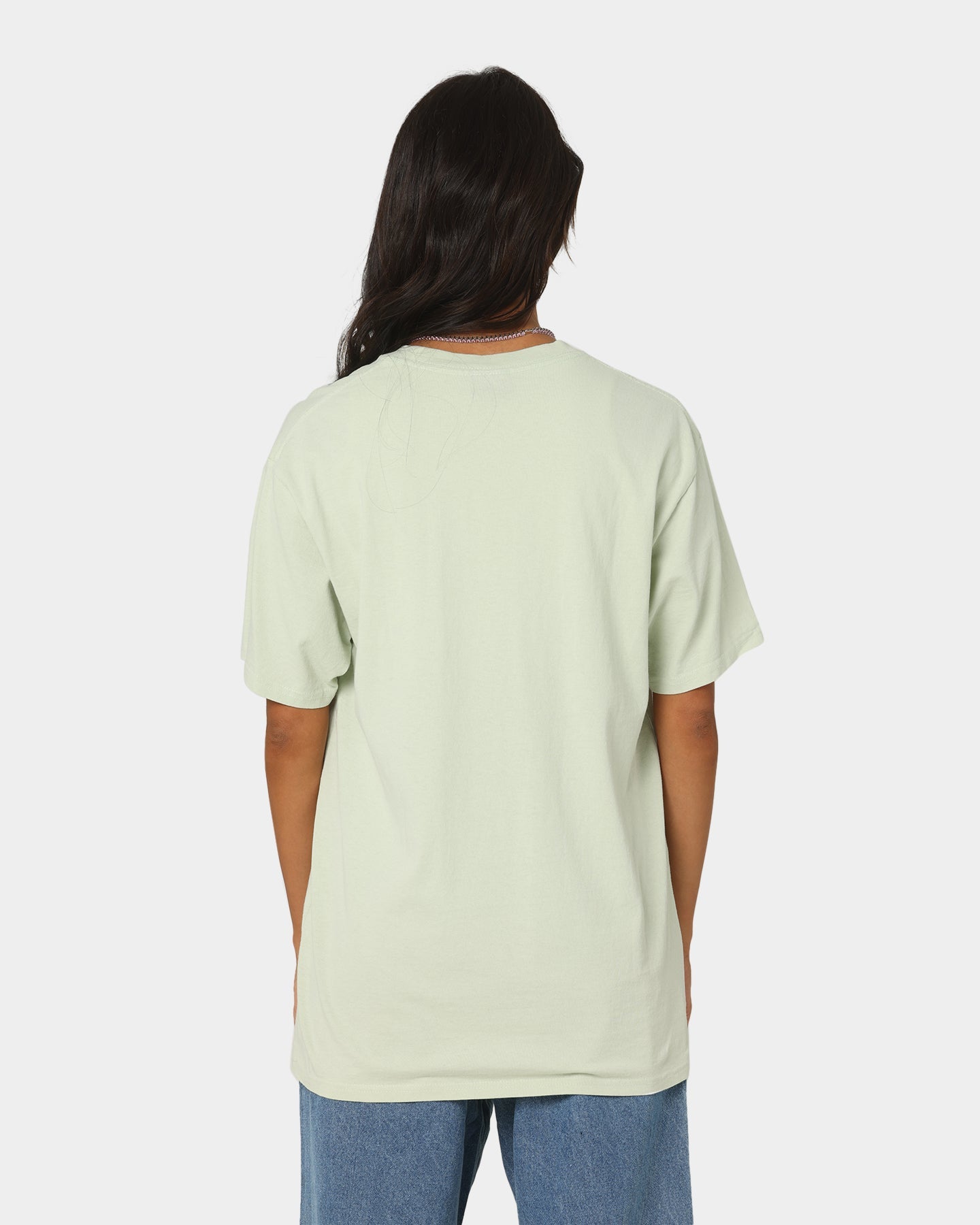 HUF X Pleasures Dyed Short Sleeve T-Shirt Green Style001