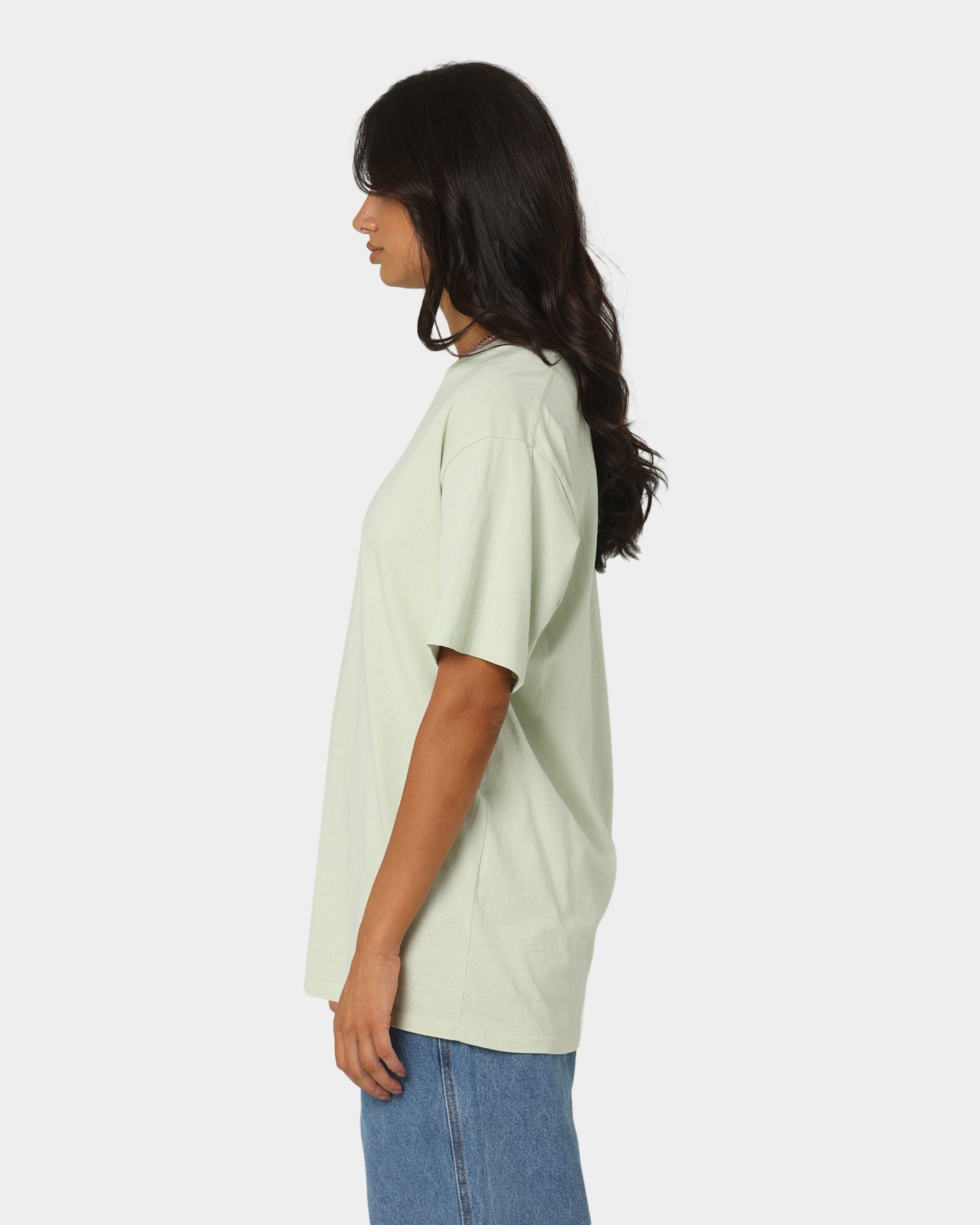 HUF X Pleasures Dyed Short Sleeve T-Shirt Green Style001