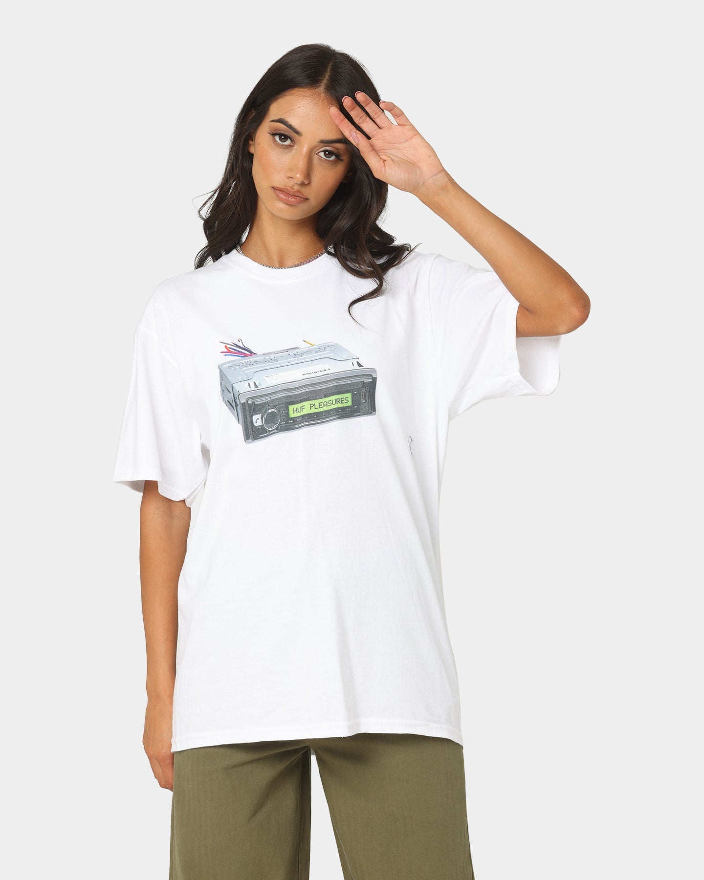 HUF Head Unit Short Sleeve T-Shirt White Style001