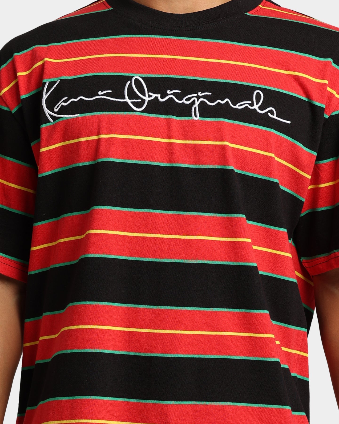 Karl Kani Originals Stripe T-Shirt Red