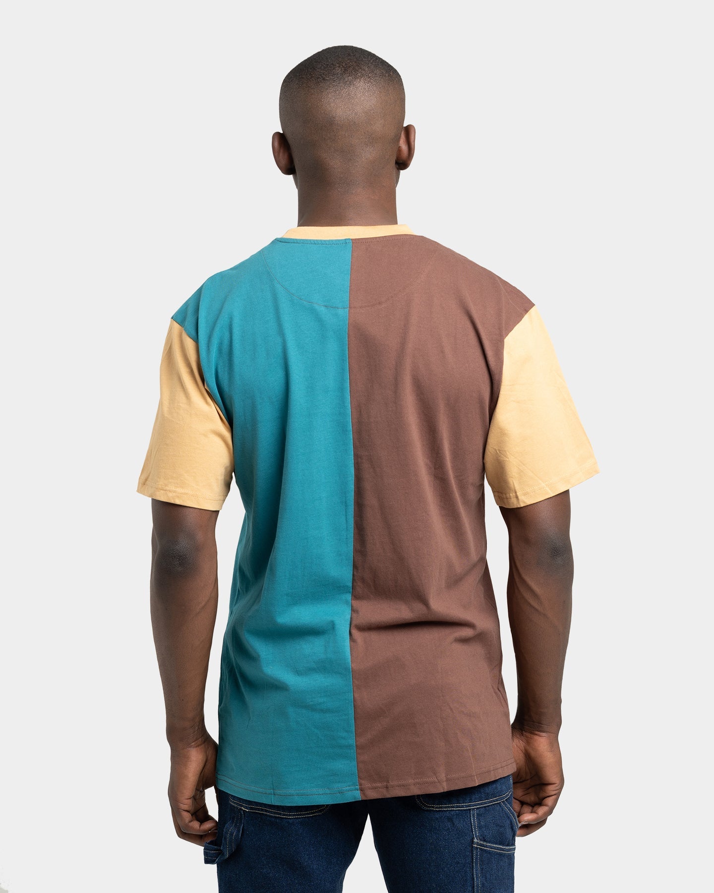 Karl Kani Men's Signature Block T-Shirt Brown