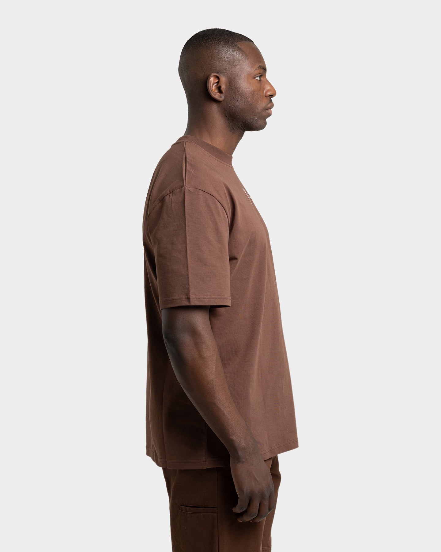 Karl Kani Men's Small Signature T-Shirt Brown