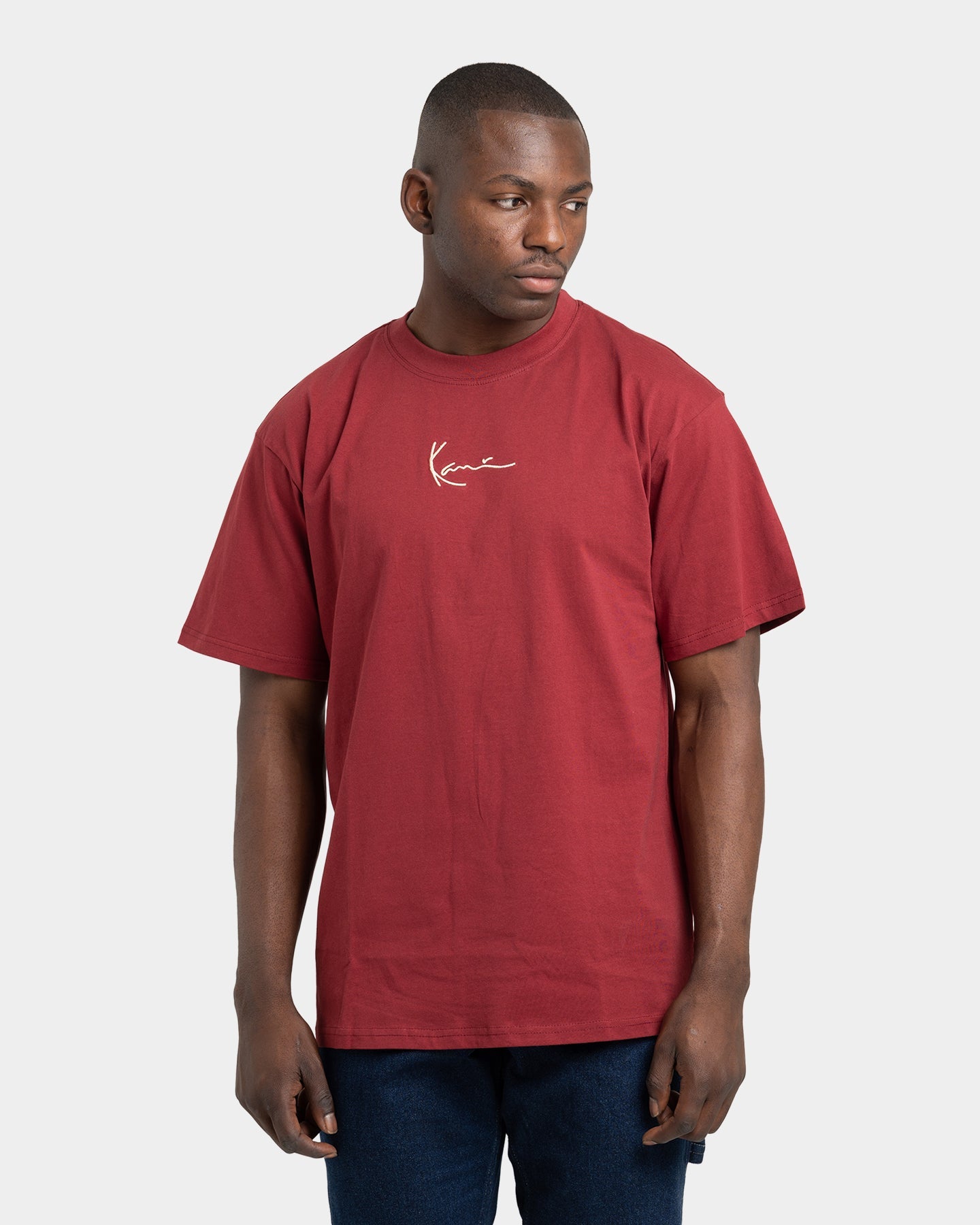 Karl Kani Small Signature T-Shirt Dark Red