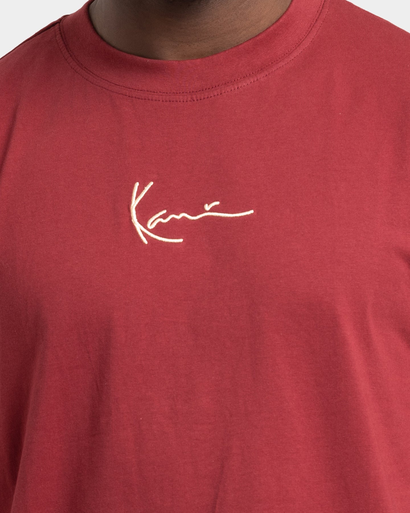 Karl Kani Small Signature T-Shirt Dark Red