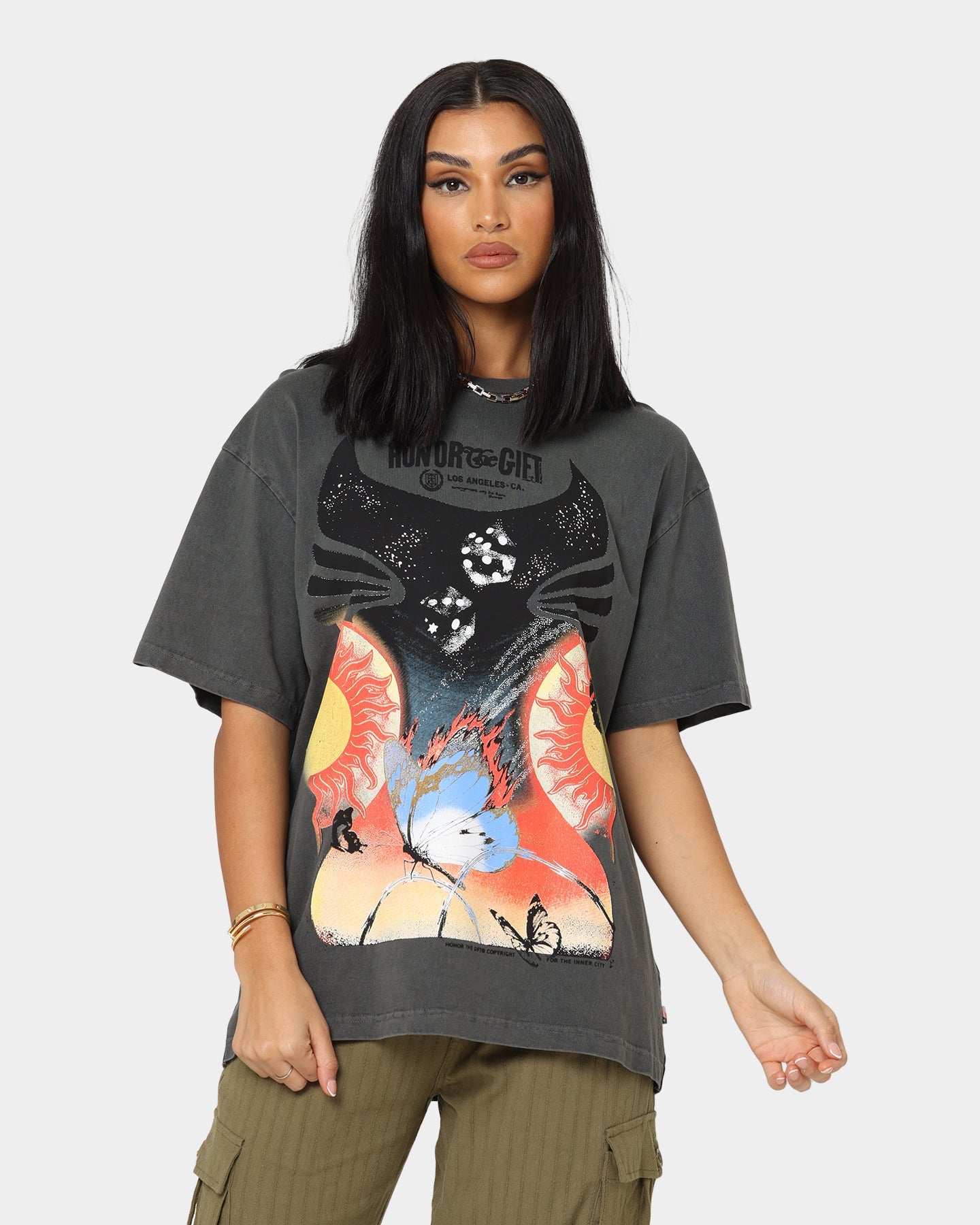 Honor The Gift Higher Power T-Shirt Pigment Black Style001