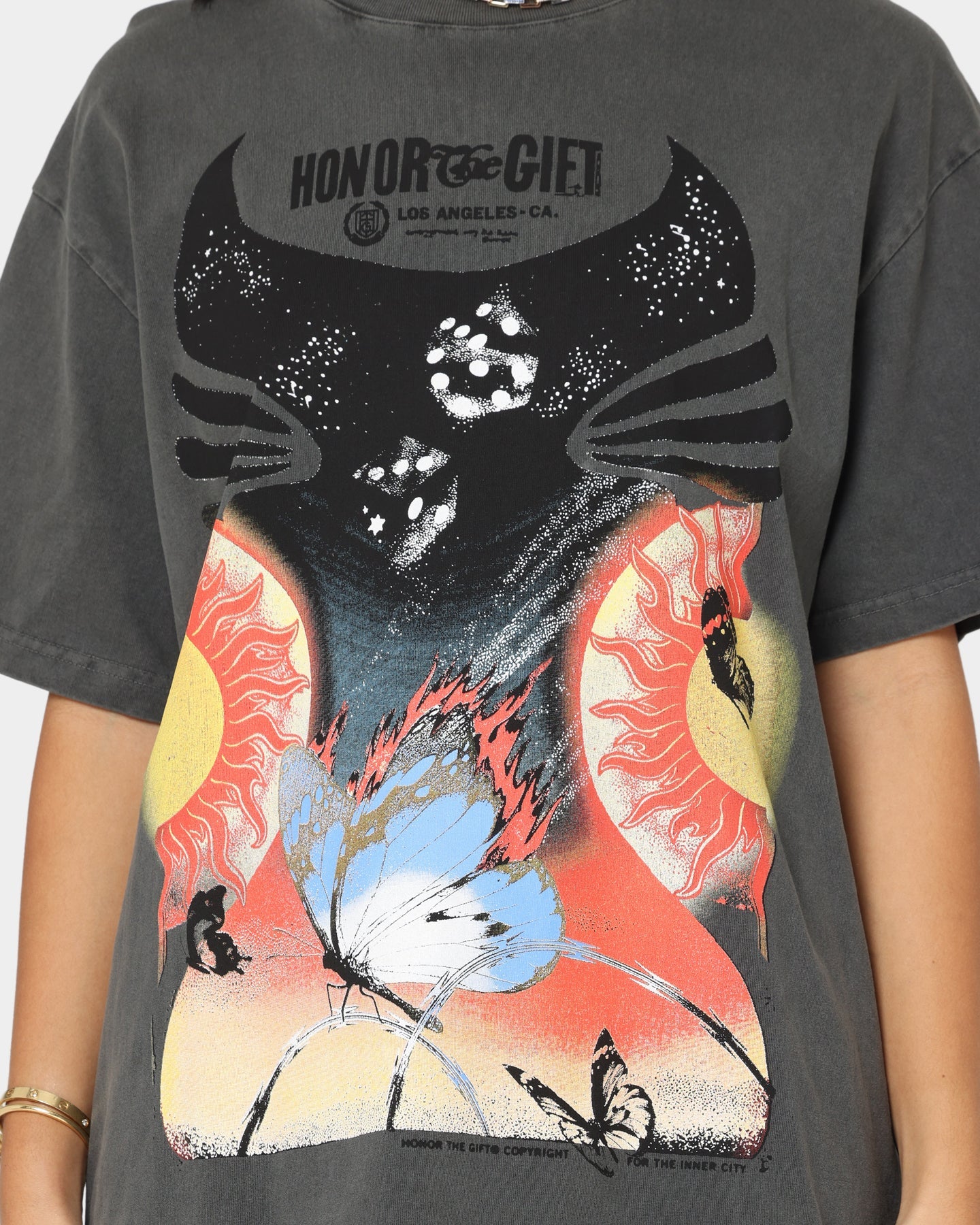 Honor The Gift Higher Power T-Shirt Pigment Black Style001