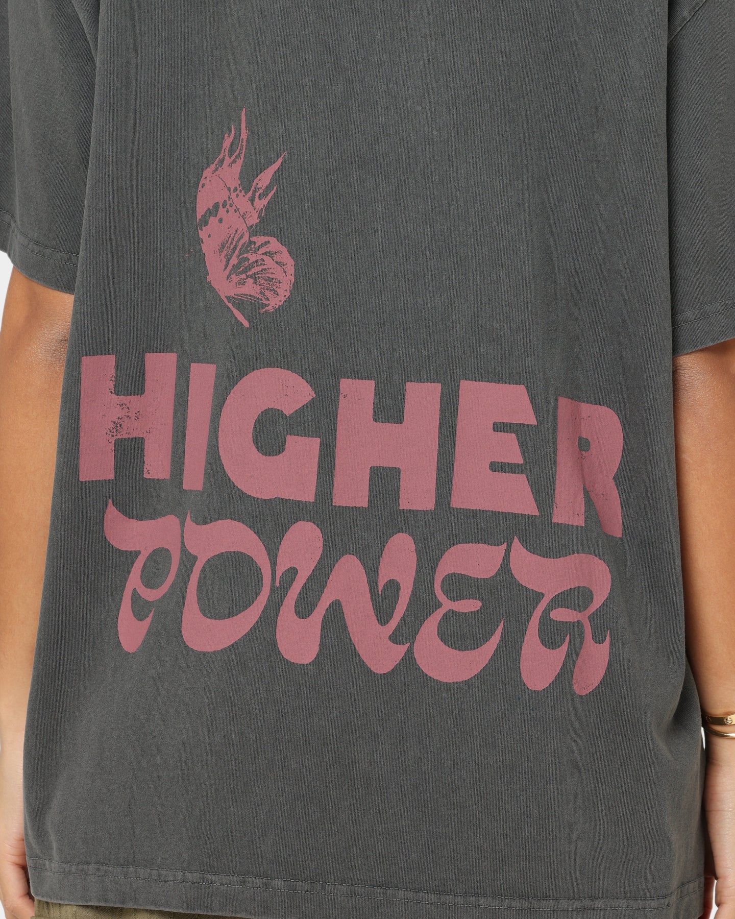 Honor The Gift Higher Power T-Shirt Pigment Black Style001