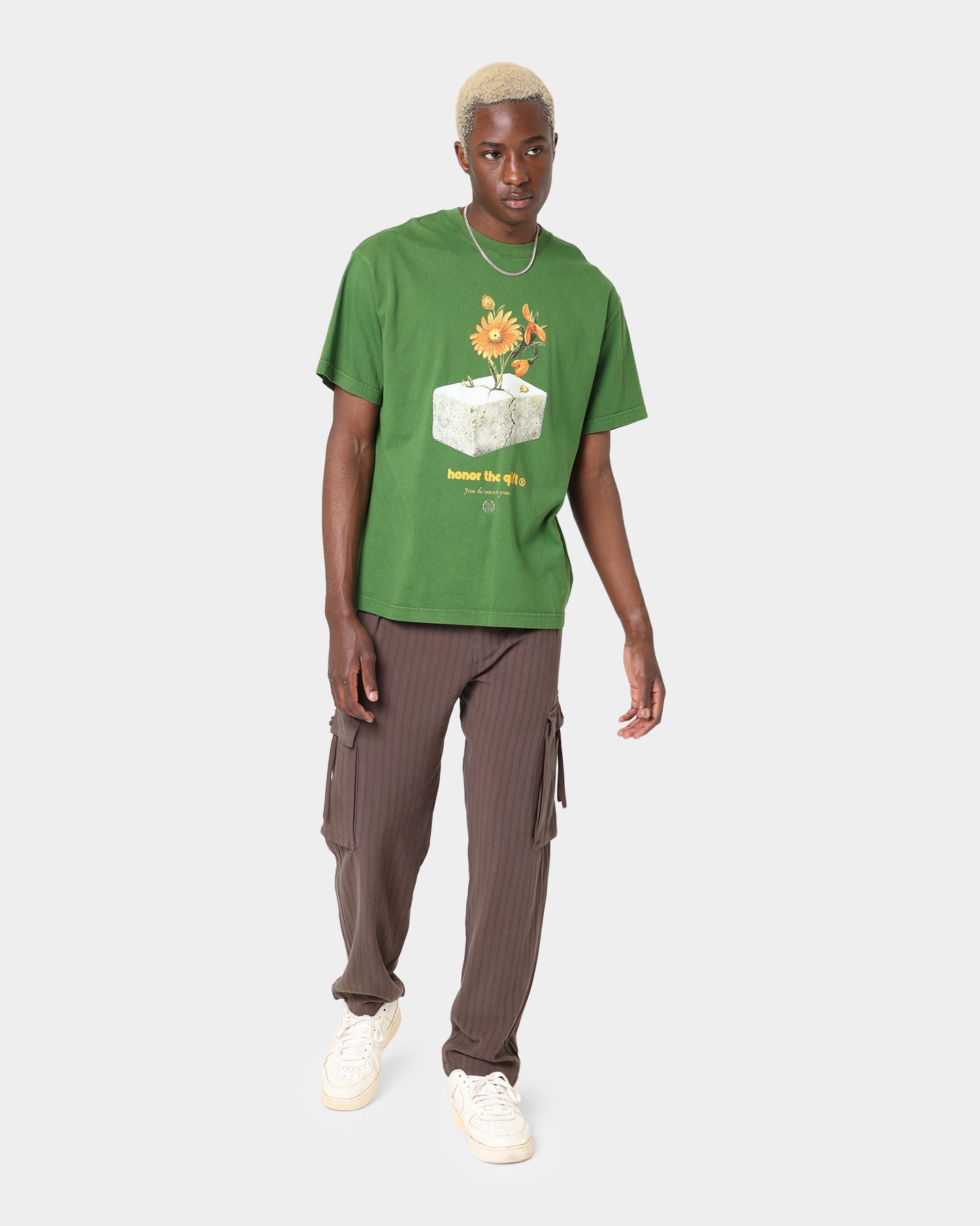 Honor The Gift Inner City Love T-Shirt Green