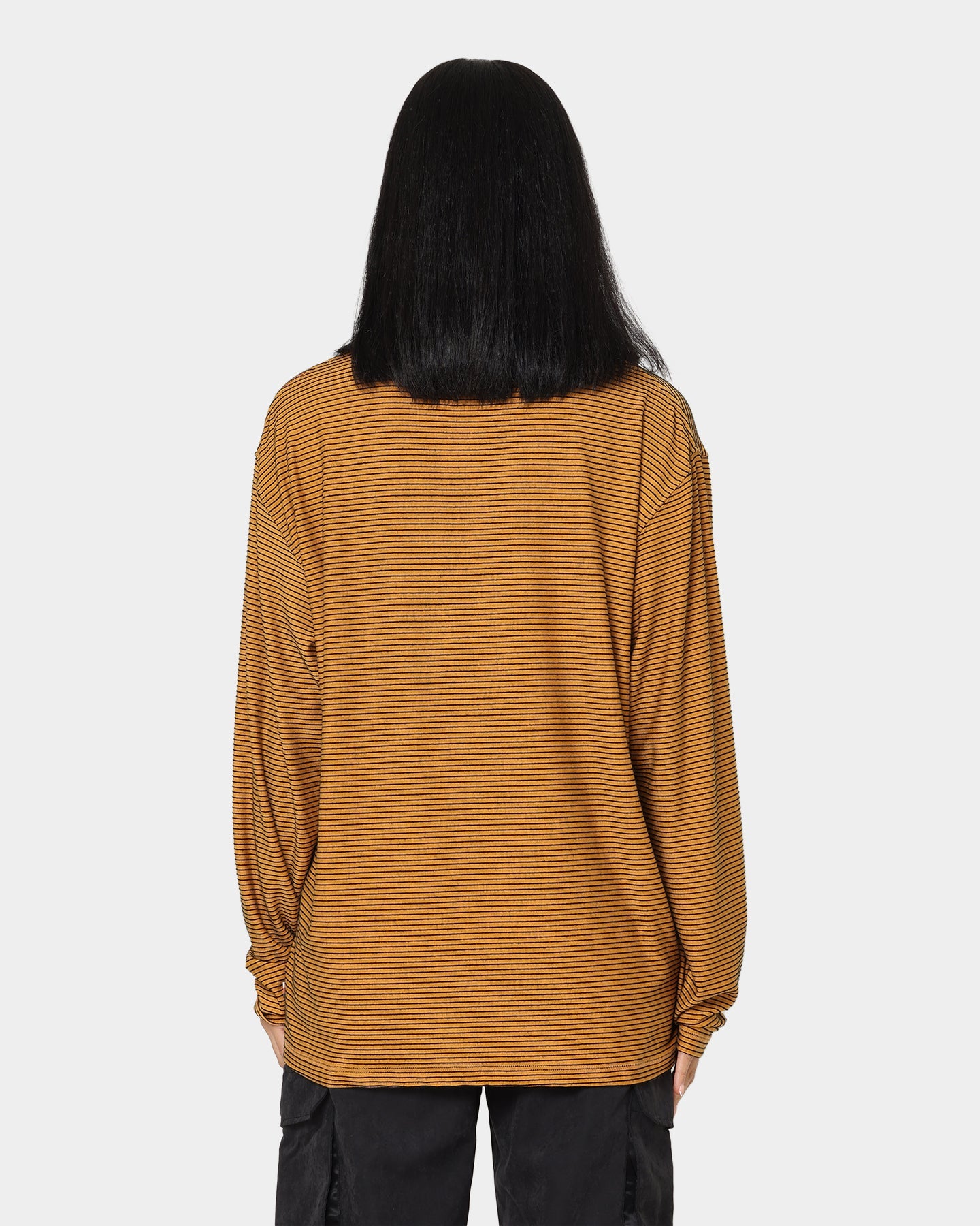 Honor The Gift Lo-Fi Long Sleeve T-Shirt Mustard Style001