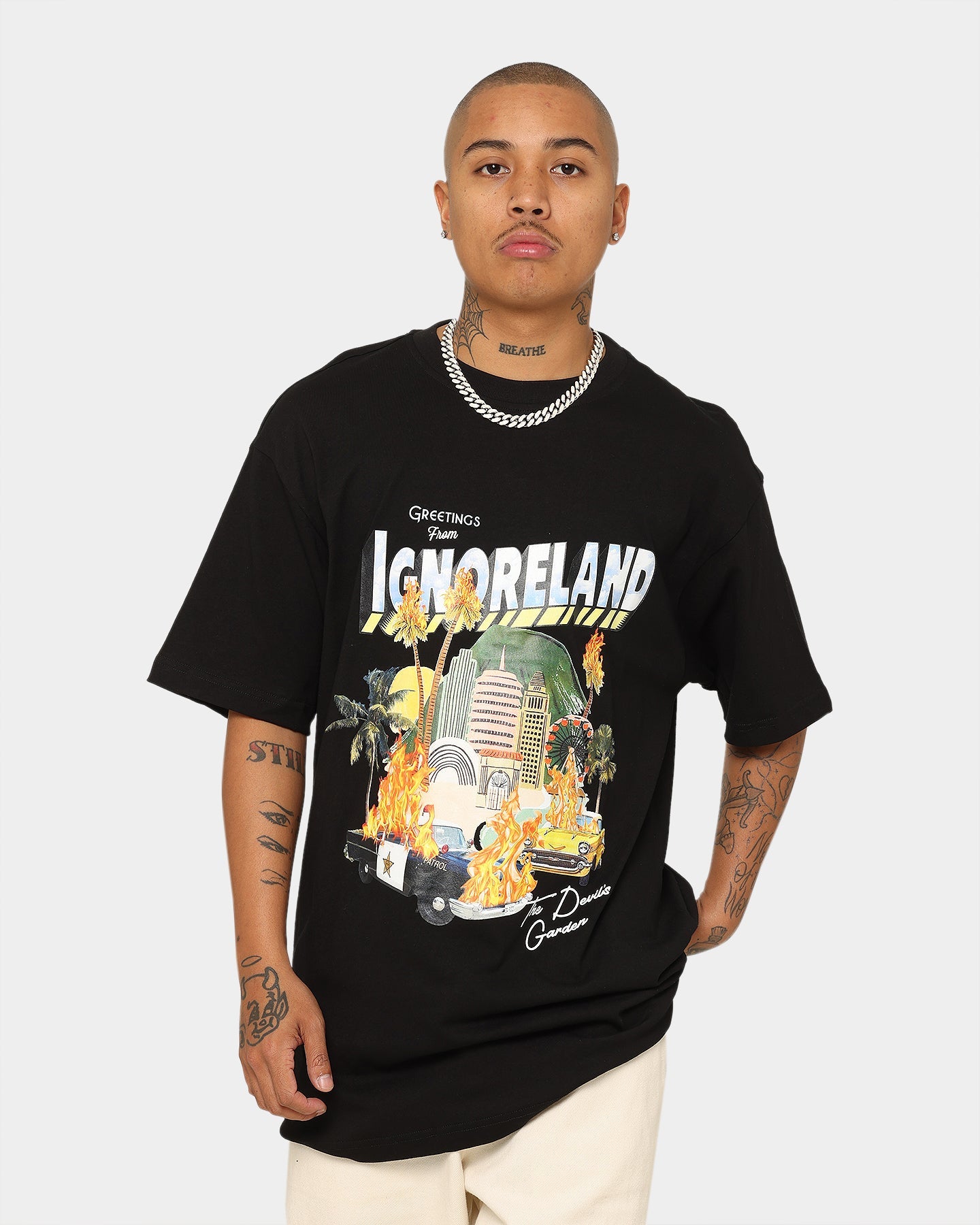 Lifted Anchors 'Souvenir' T-Shirt Black