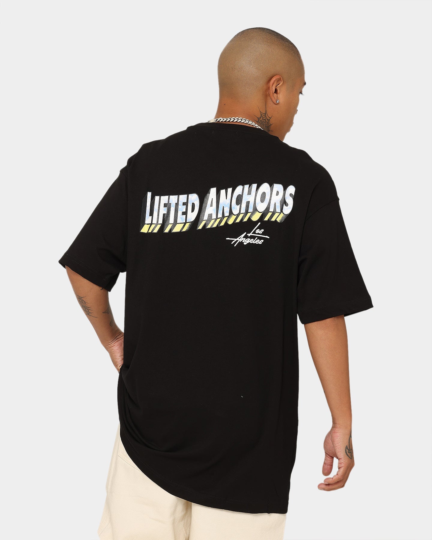 Lifted Anchors 'Souvenir' T-Shirt Black