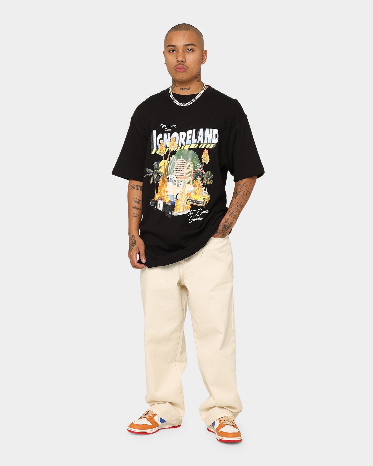 Lifted Anchors 'Souvenir' T-Shirt Black