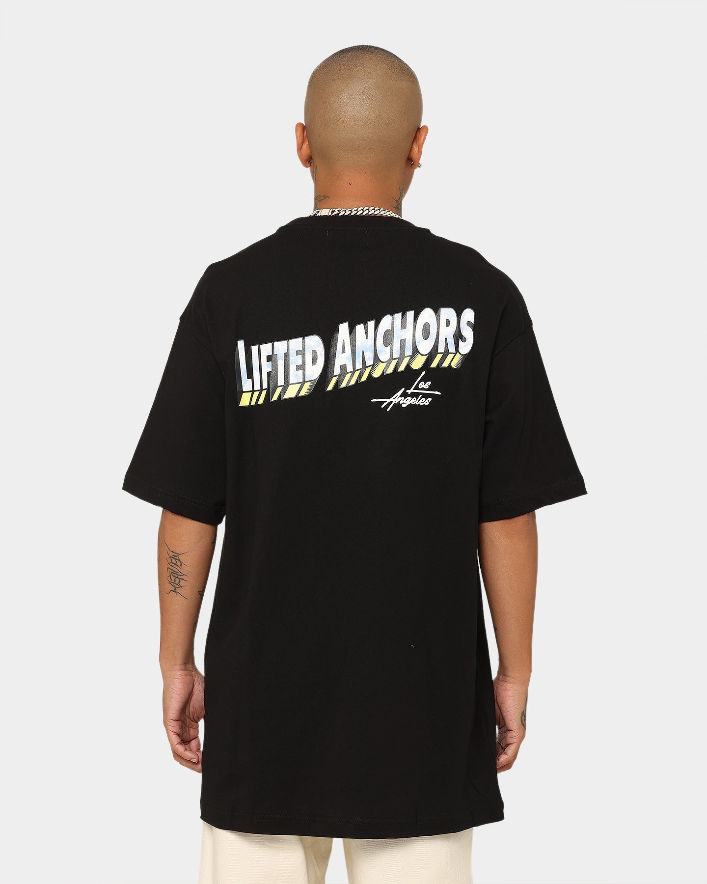Lifted Anchors 'Souvenir' T-Shirt Black