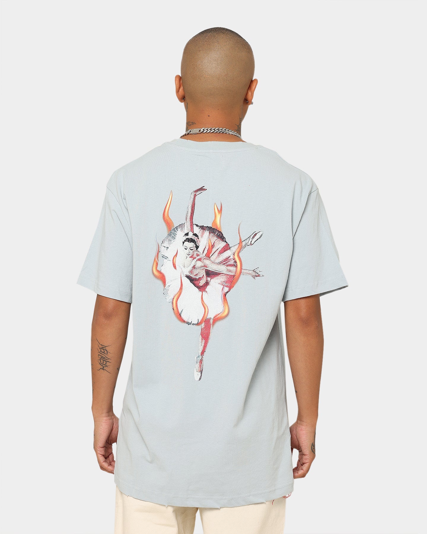Lifted Anchors Ballerina Graphic T-Shirt Teal