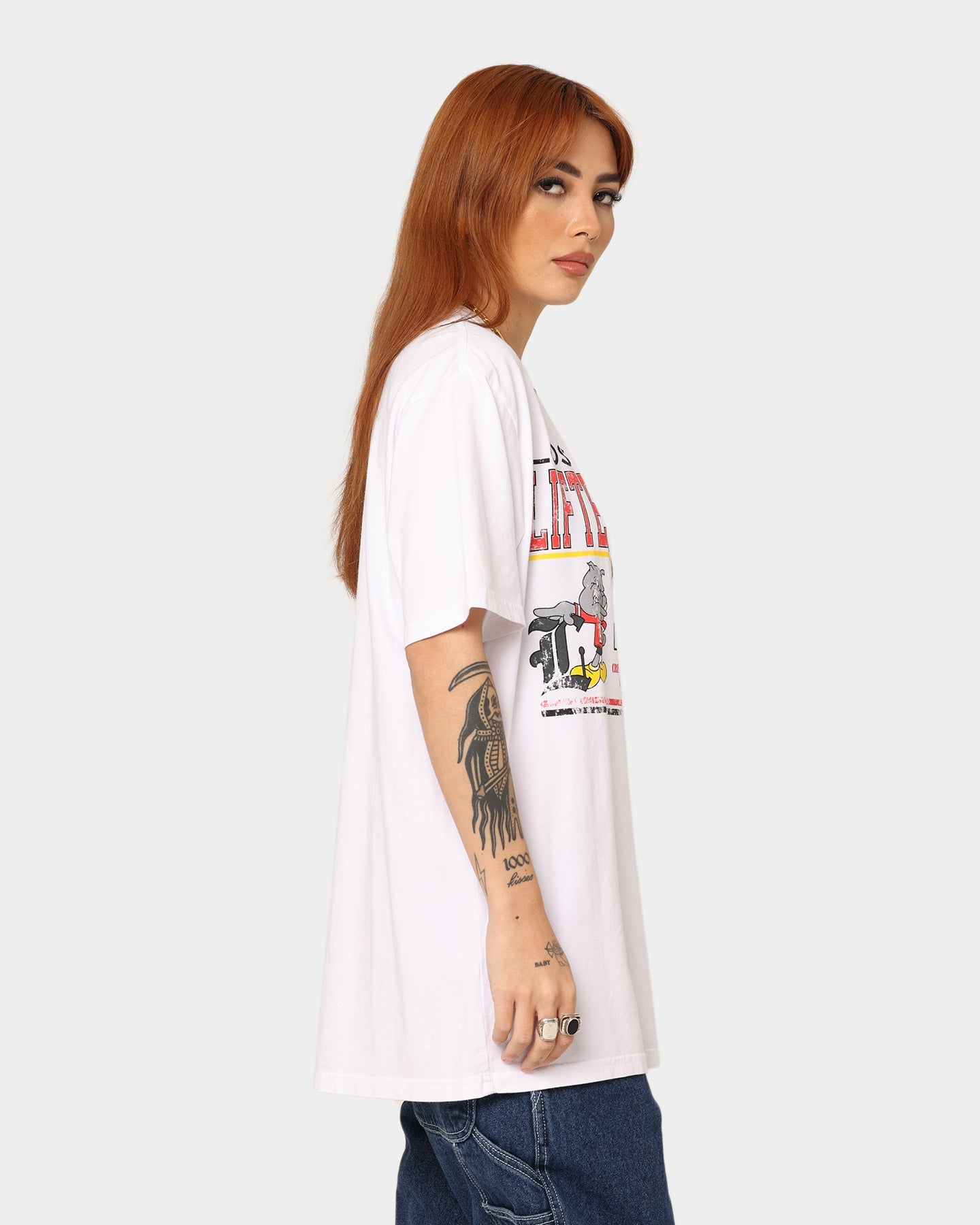 Lifted Anchors Bulldogs T-Shirt White Style001