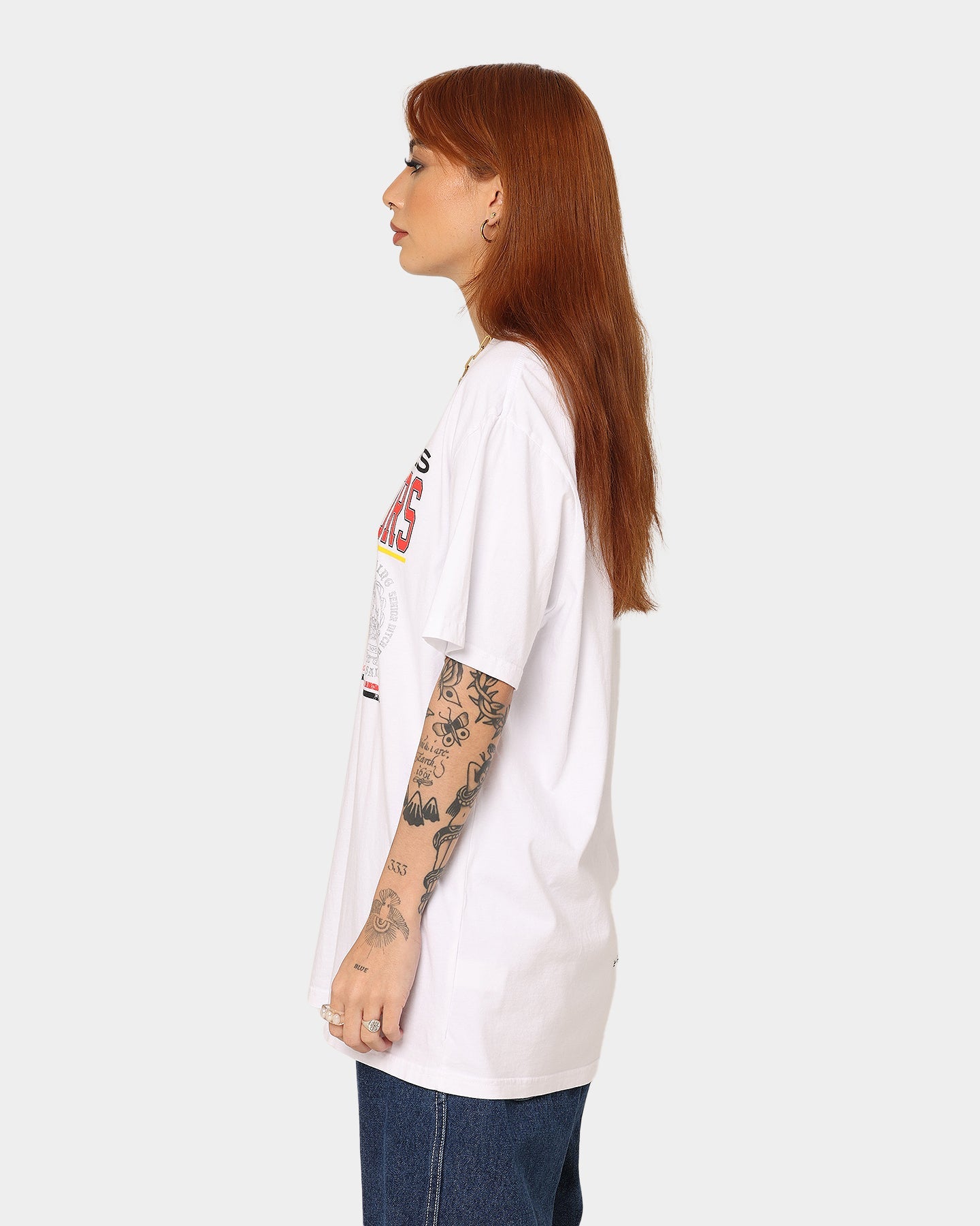 Lifted Anchors Bulldogs T-Shirt White Style001