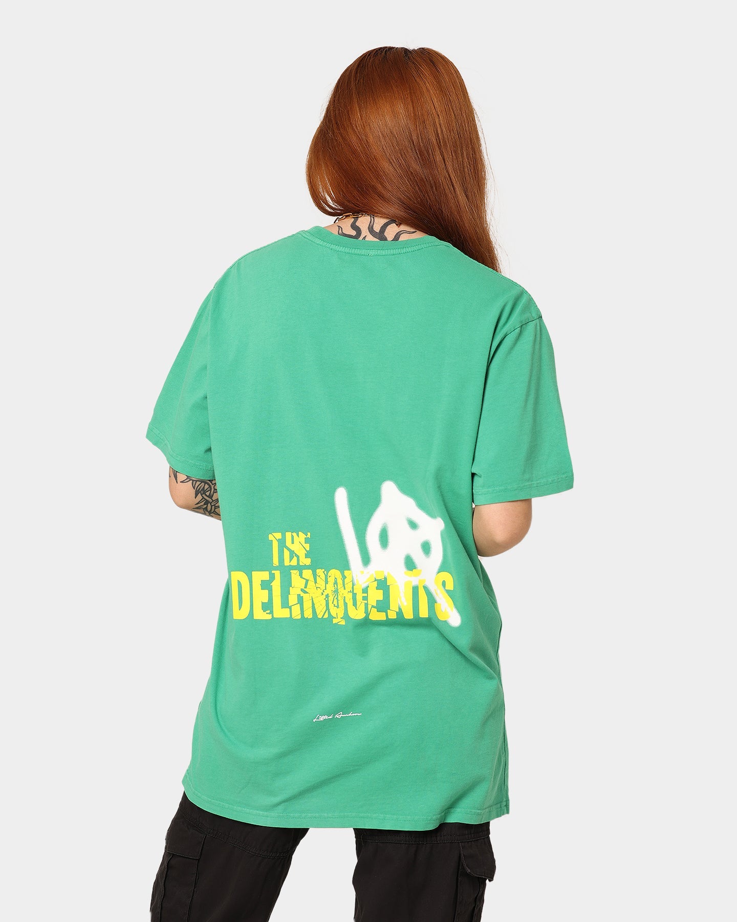 Lifted Anchors Delinquents T-Shirt Green Style001
