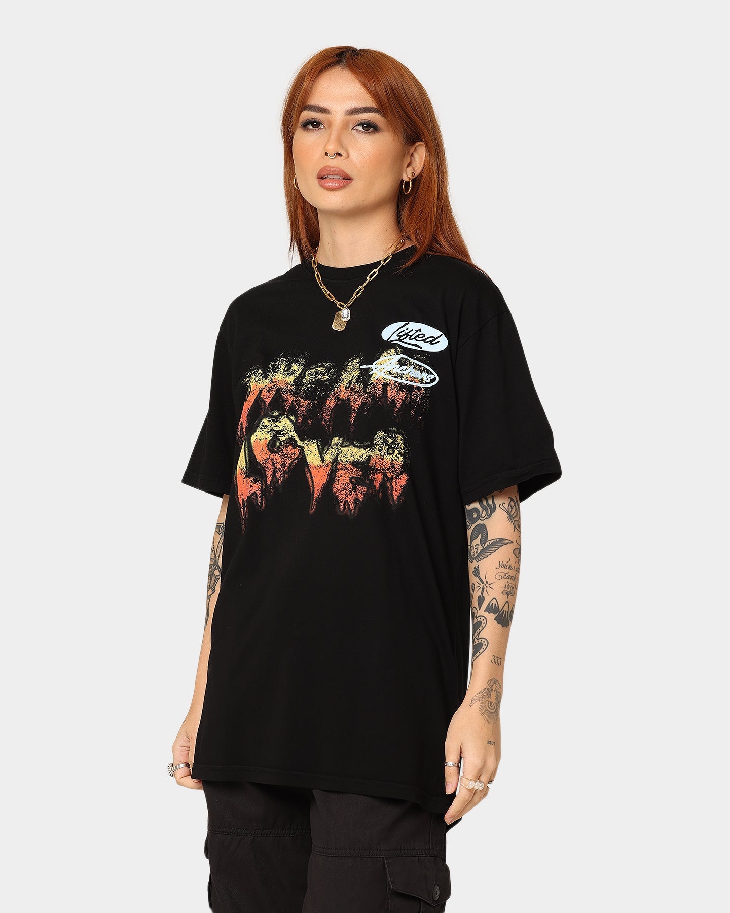 Lifted Anchors Dream Lover T-Shirt Black Style001