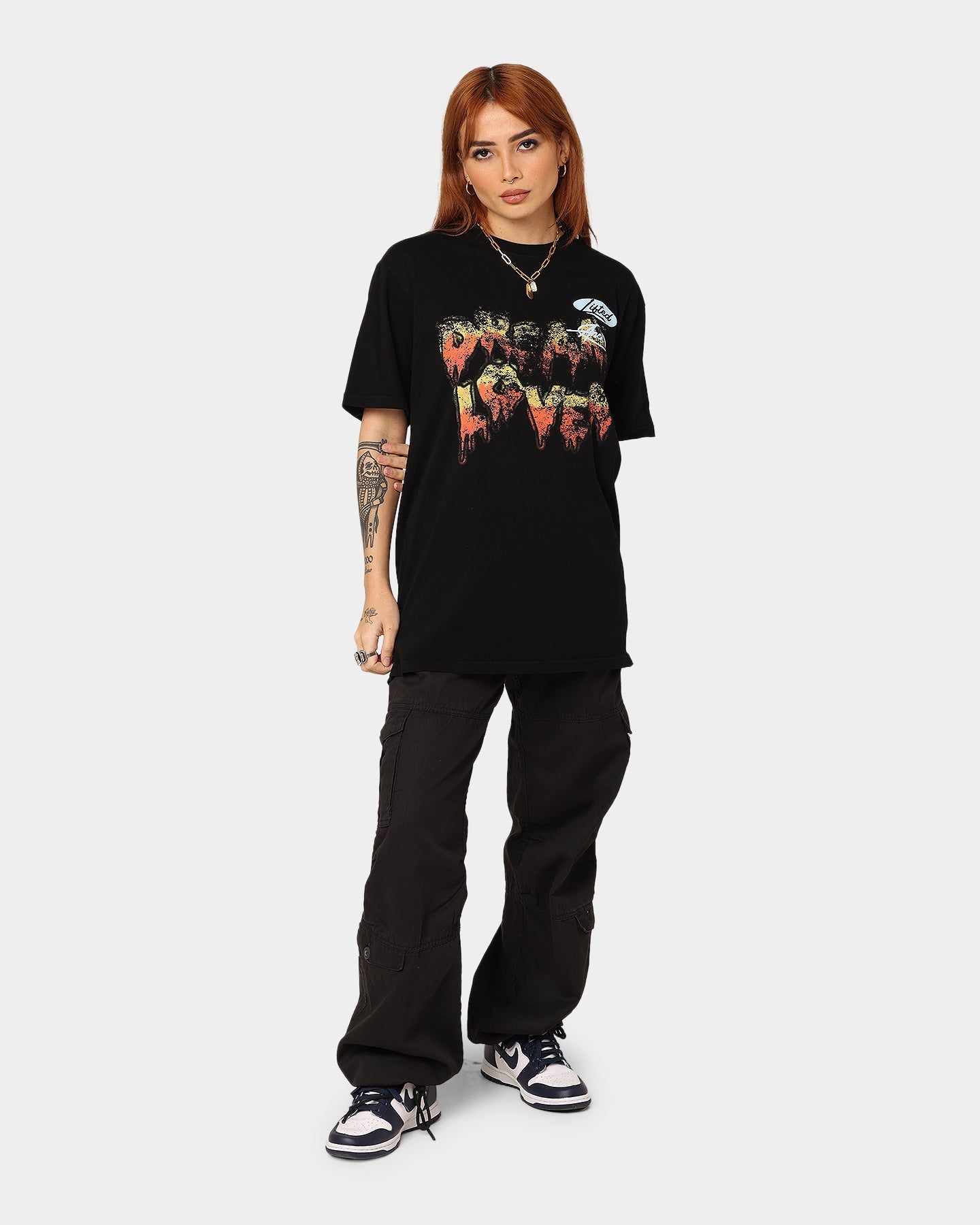Lifted Anchors Dream Lover T-Shirt Black Style001