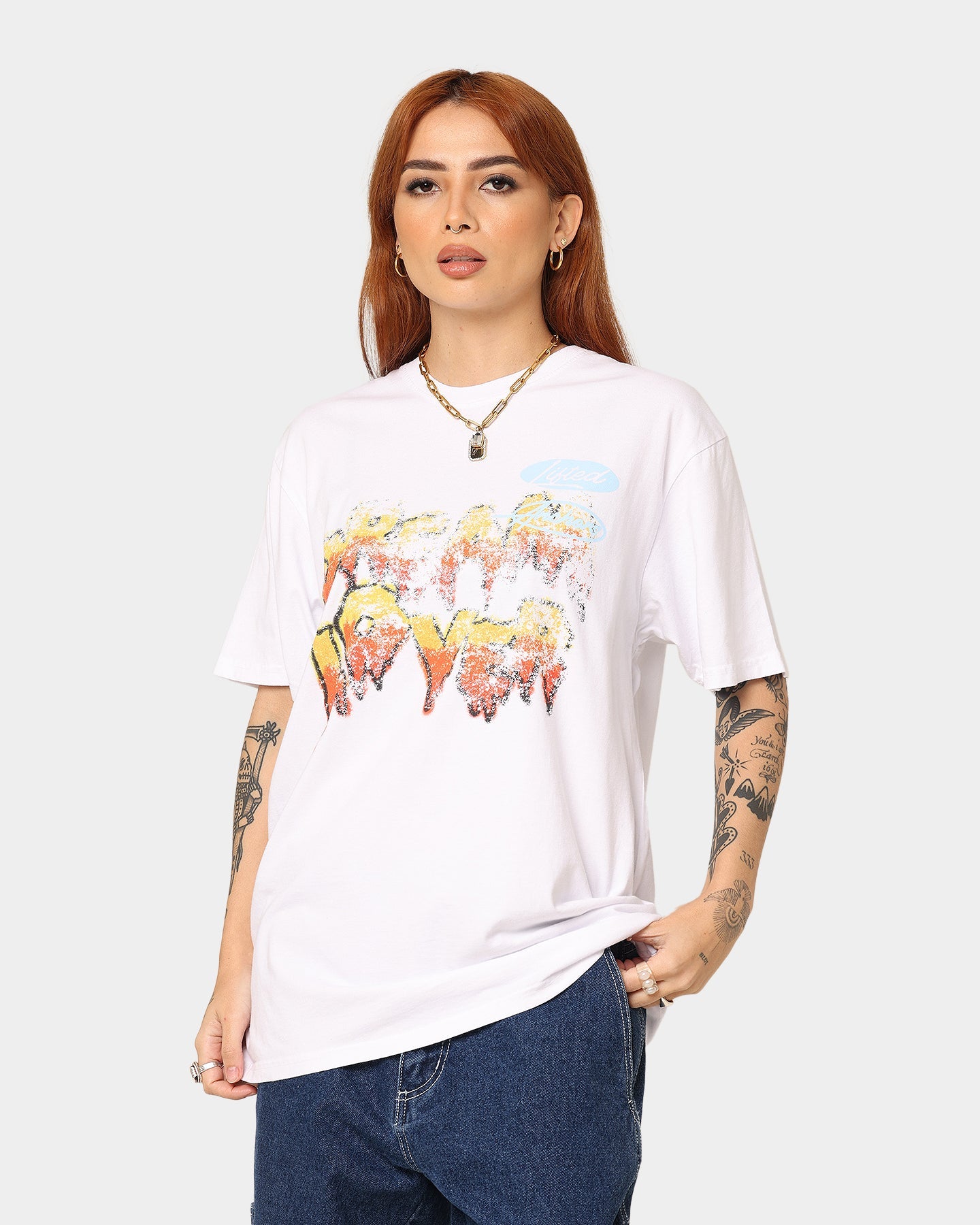 Lifted Anchors Dream Lover T-Shirt White Style001
