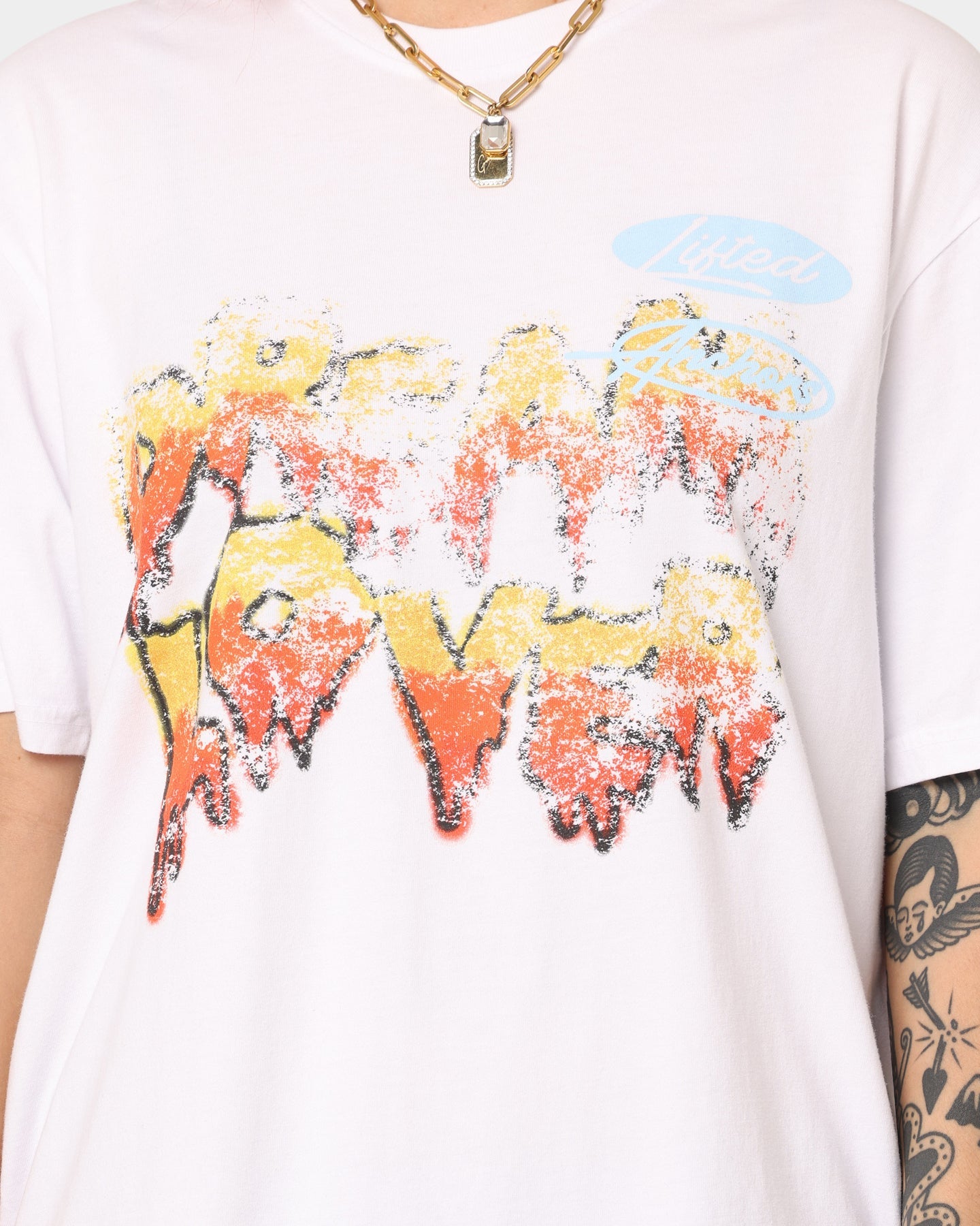 Lifted Anchors Dream Lover T-Shirt White Style001