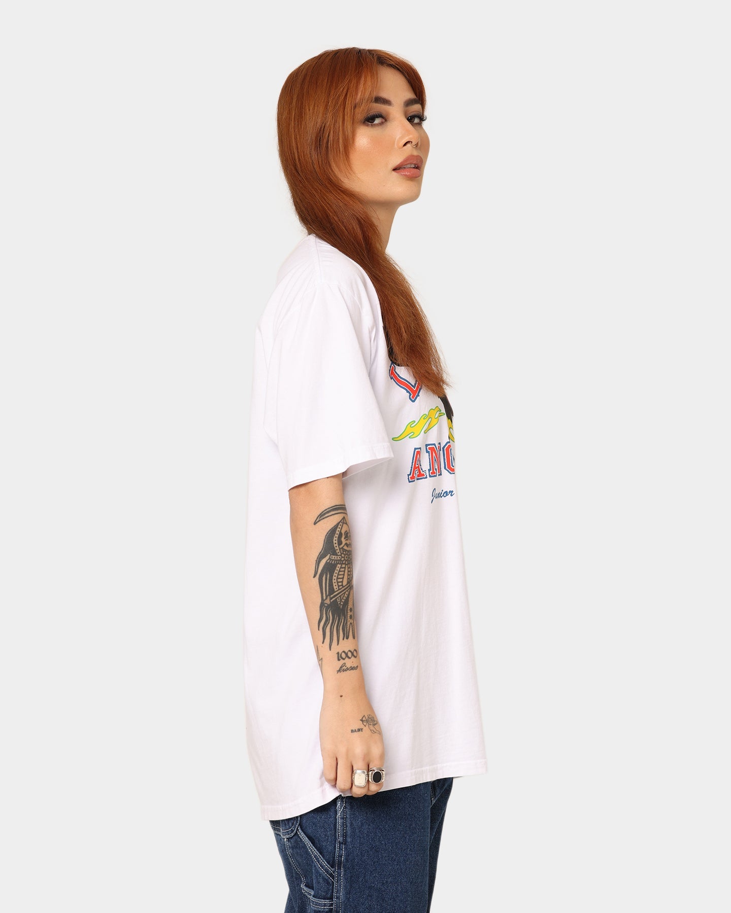 Lifted Anchors Gym Class T-Shirt White Style001