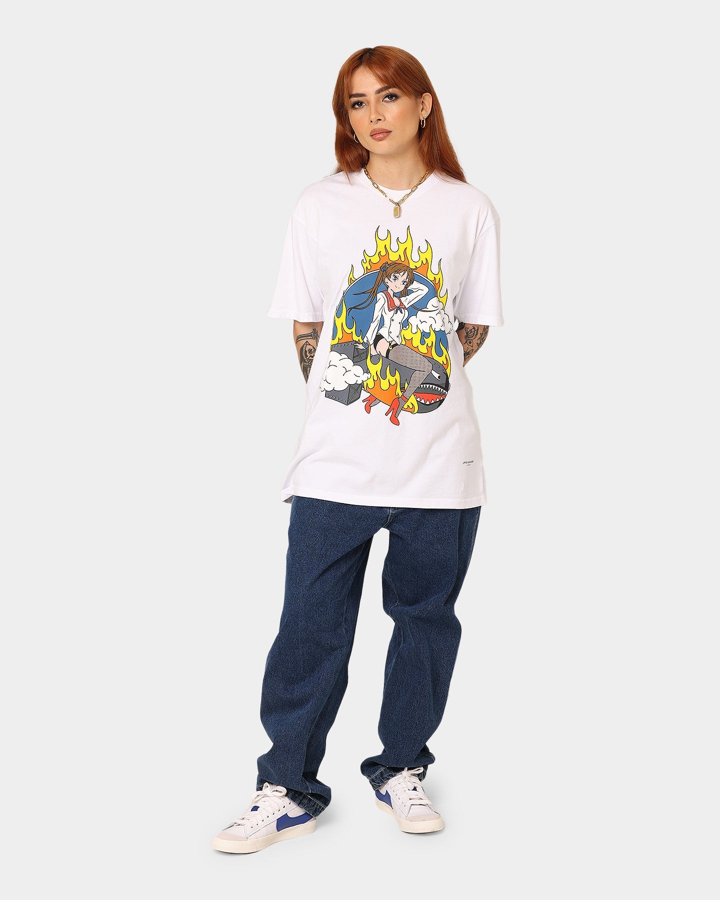 Lifted Anchors Warhead T-Shirt White Style001